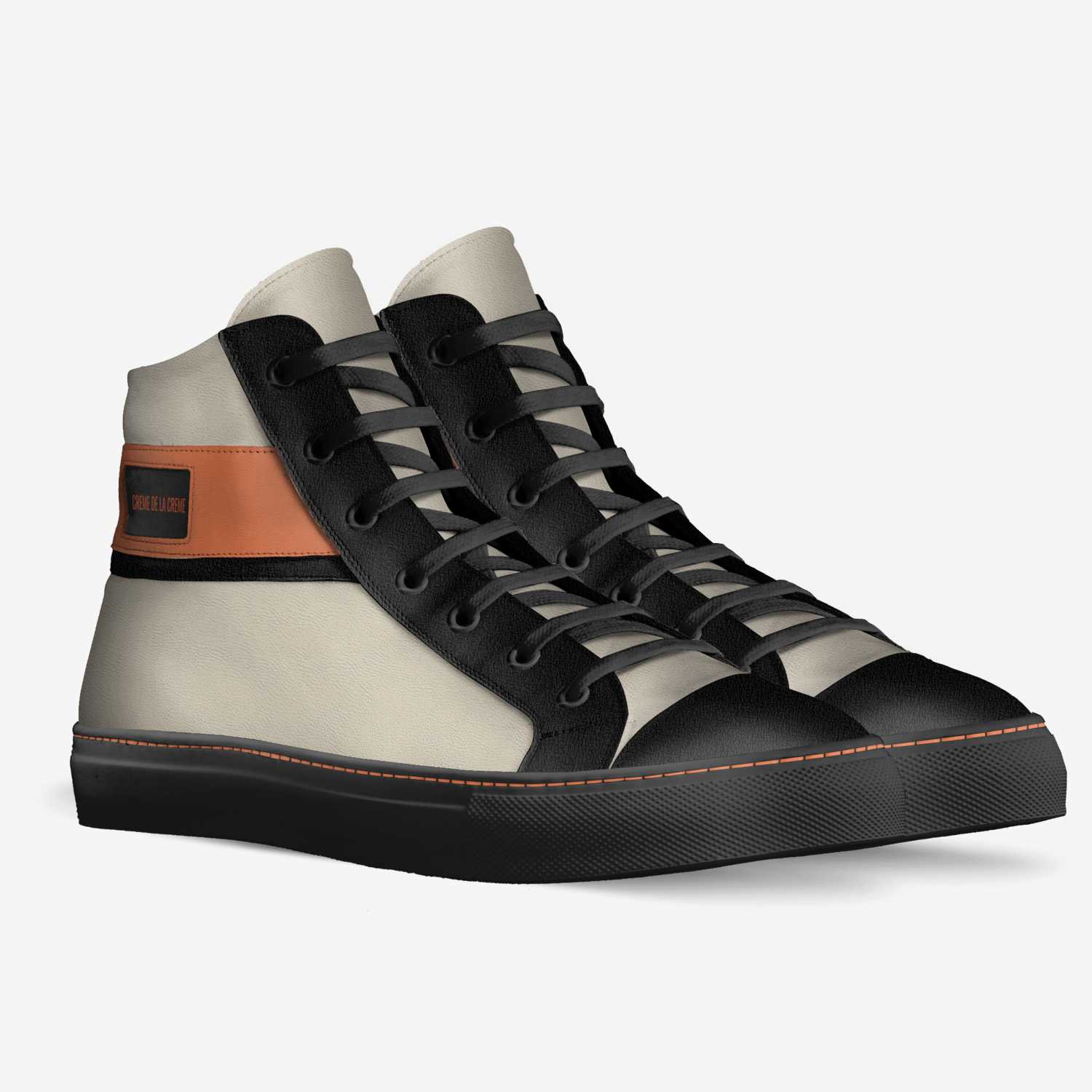 Creme de la Creme custom made in Italy shoes by The Creamsicle Co. | Double view