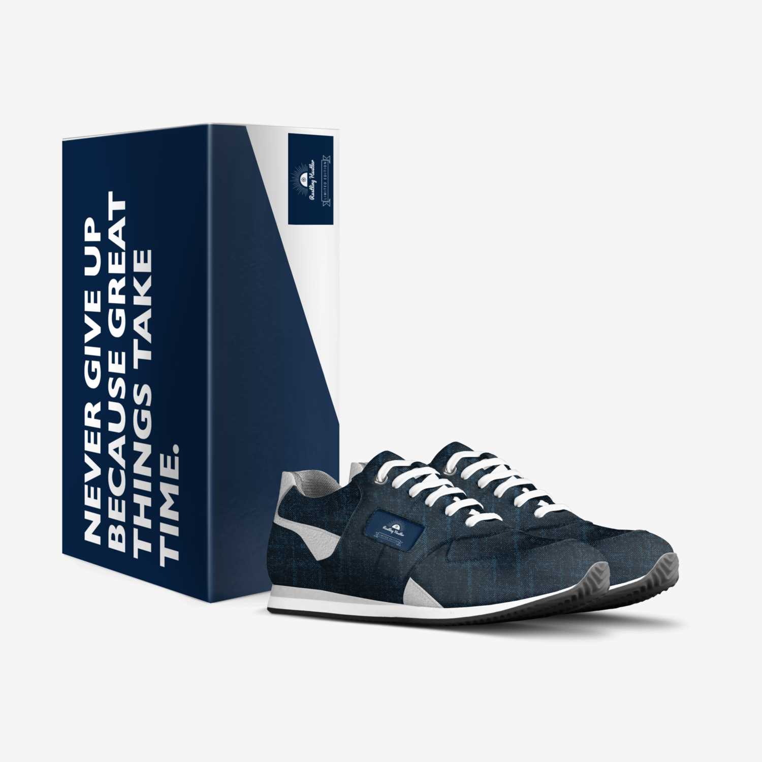 Rustling Hustler custom made in Italy shoes by Marcus Reaves | Box view