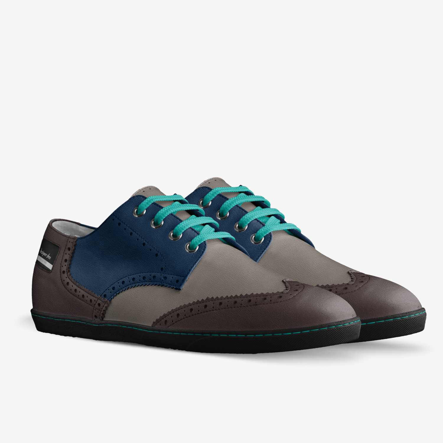 designer shoo custom made in Italy shoes by Adeline Ng | Double view