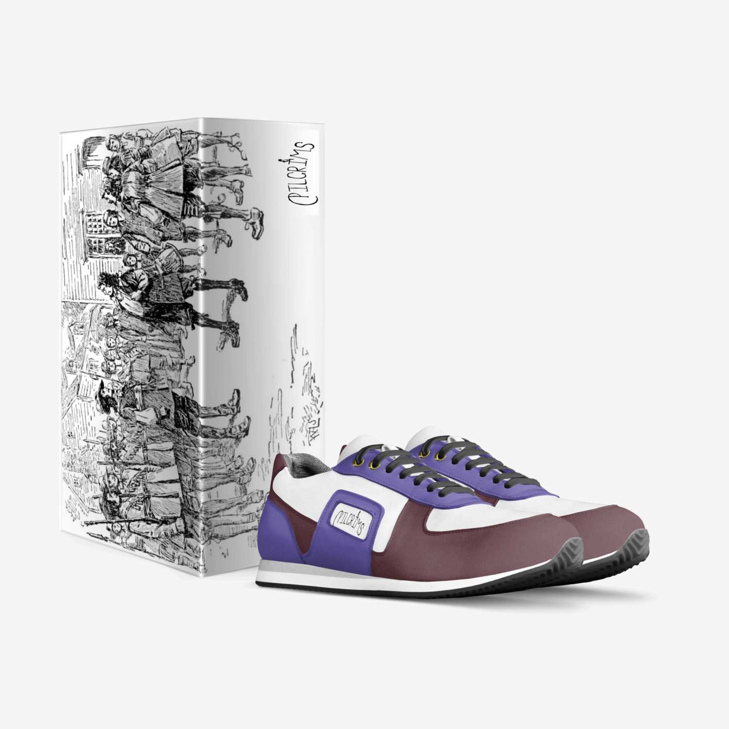 PILGRIM custom made in Italy shoes by Dwight Mitchell | Box view