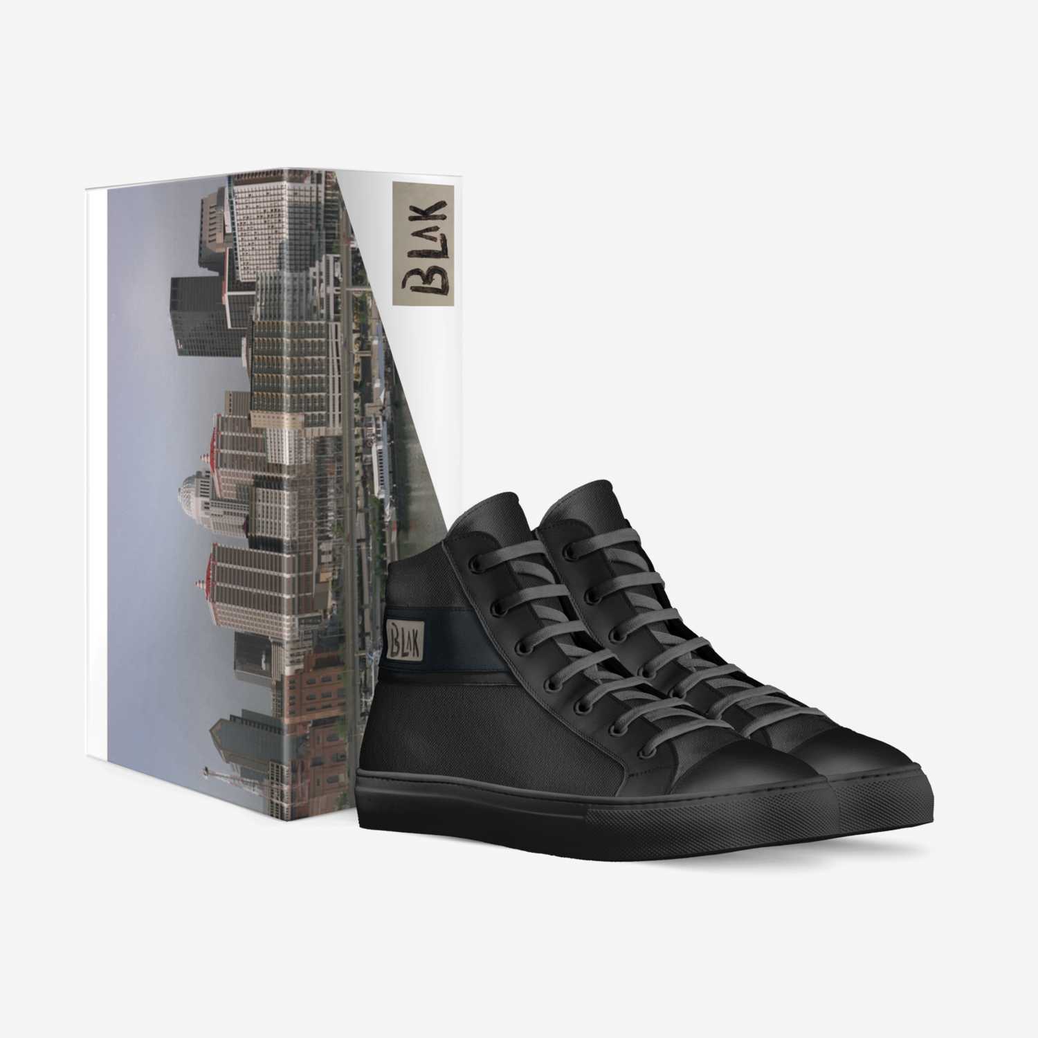 Blak custom made in Italy shoes by Jax Rhapsody | Box view