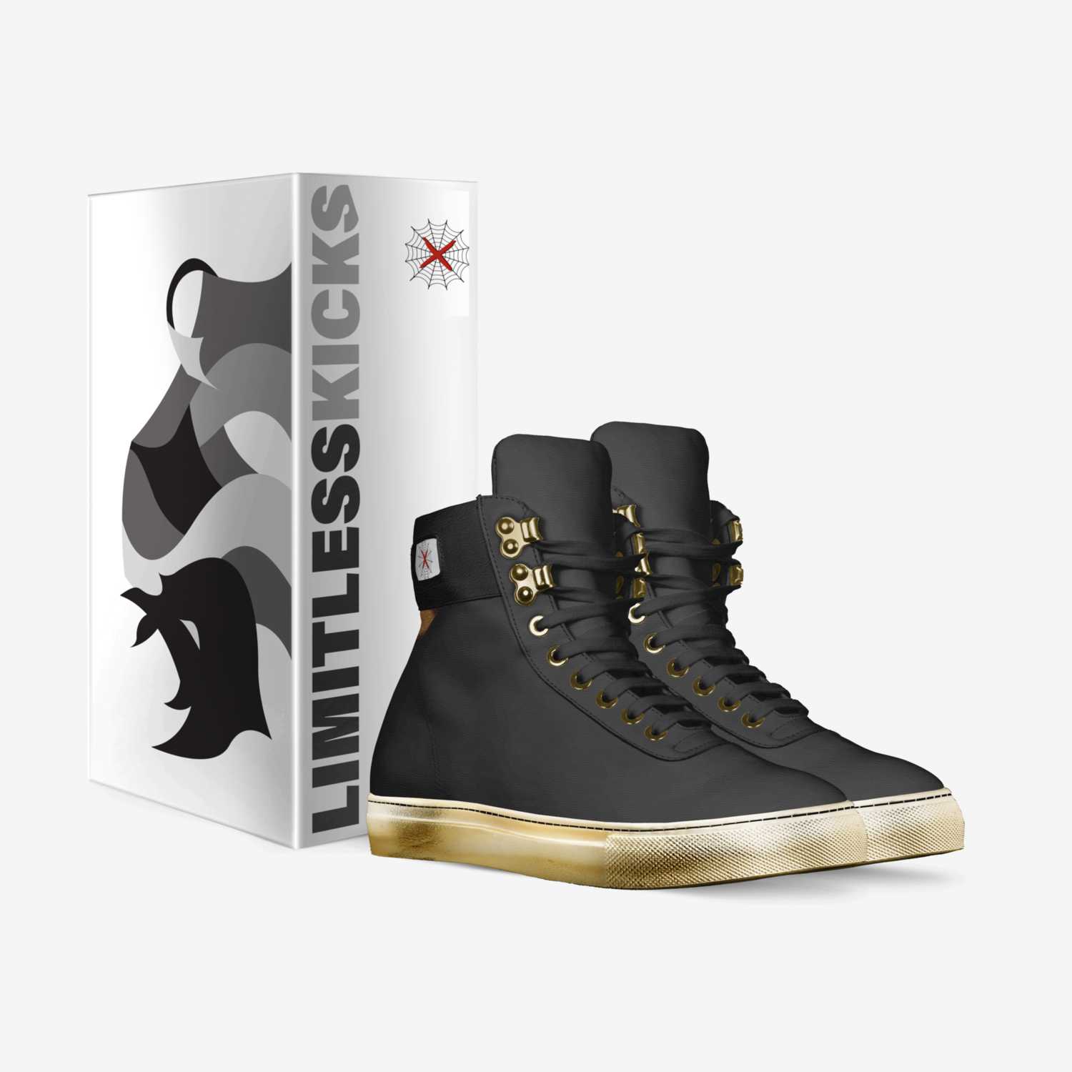 Limitless X custom made in Italy shoes by Limitless Kicks | Box view