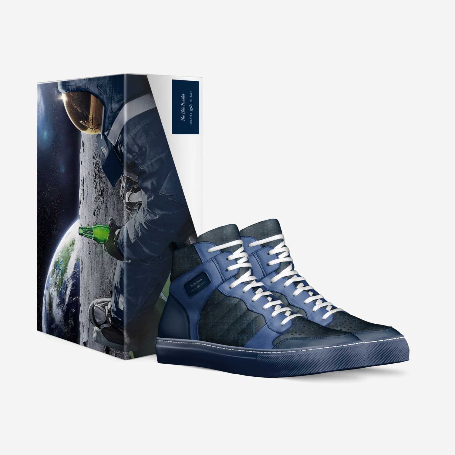 The Elite Hussles custom made in Italy shoes by Ranaldo Hampton | Box view