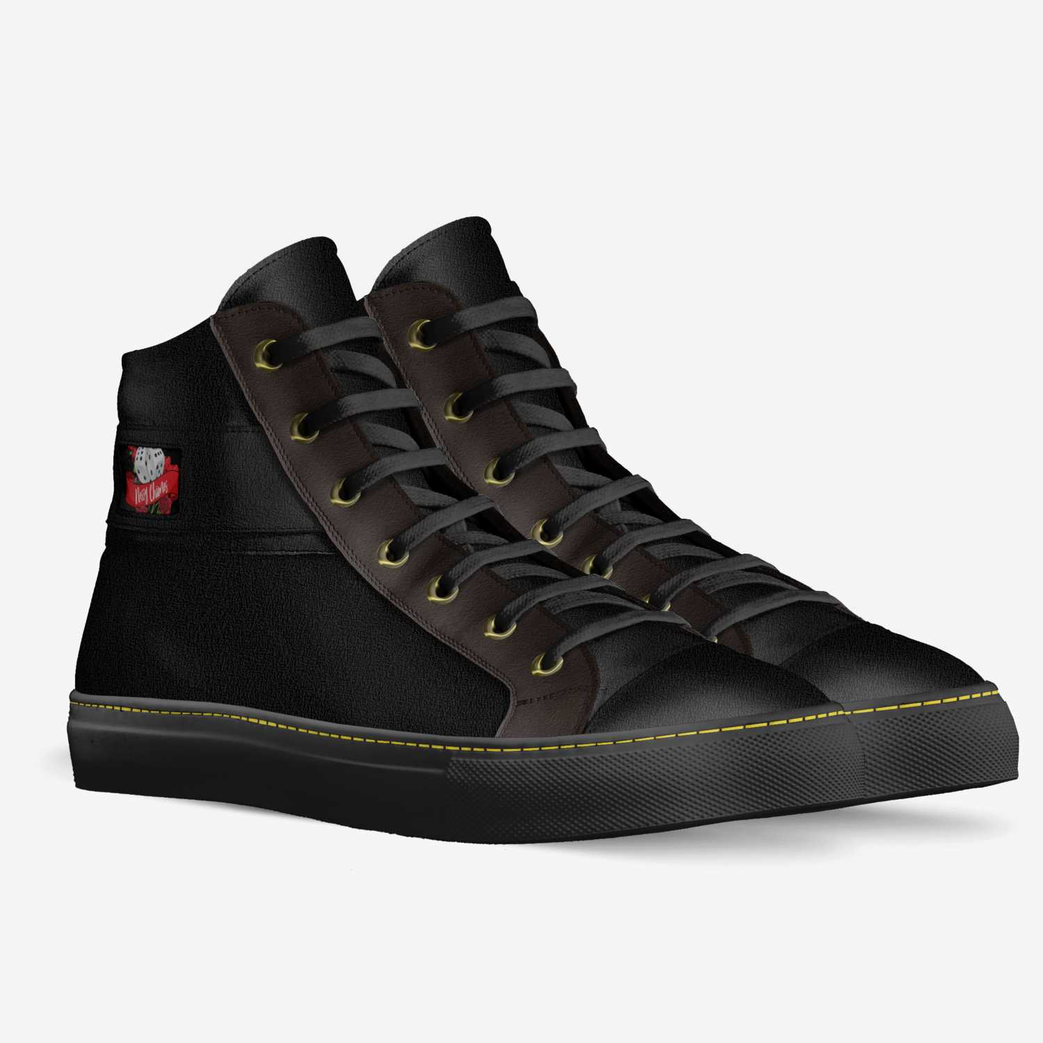Dice custom made in Italy shoes by Enessy Chimes | Double view