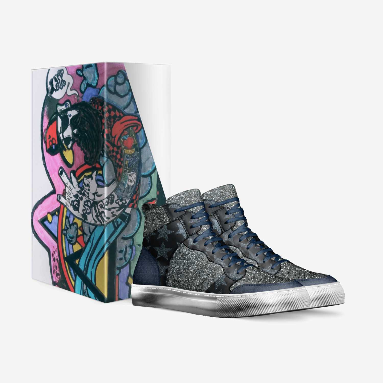Myteam custom made in Italy shoes by Bradley Burnell | Box view