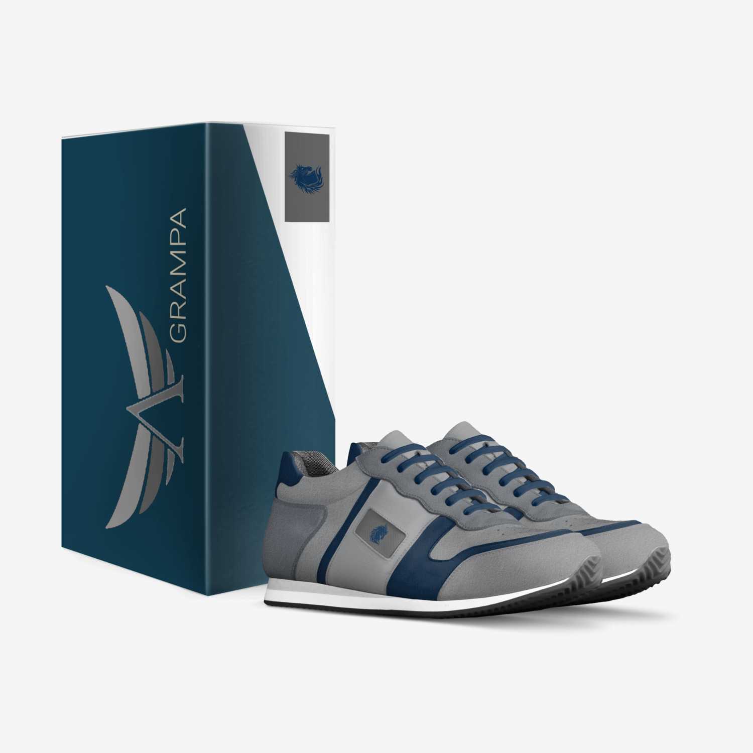 GRAMPA custom made in Italy shoes by Arkaidian Black | Box view