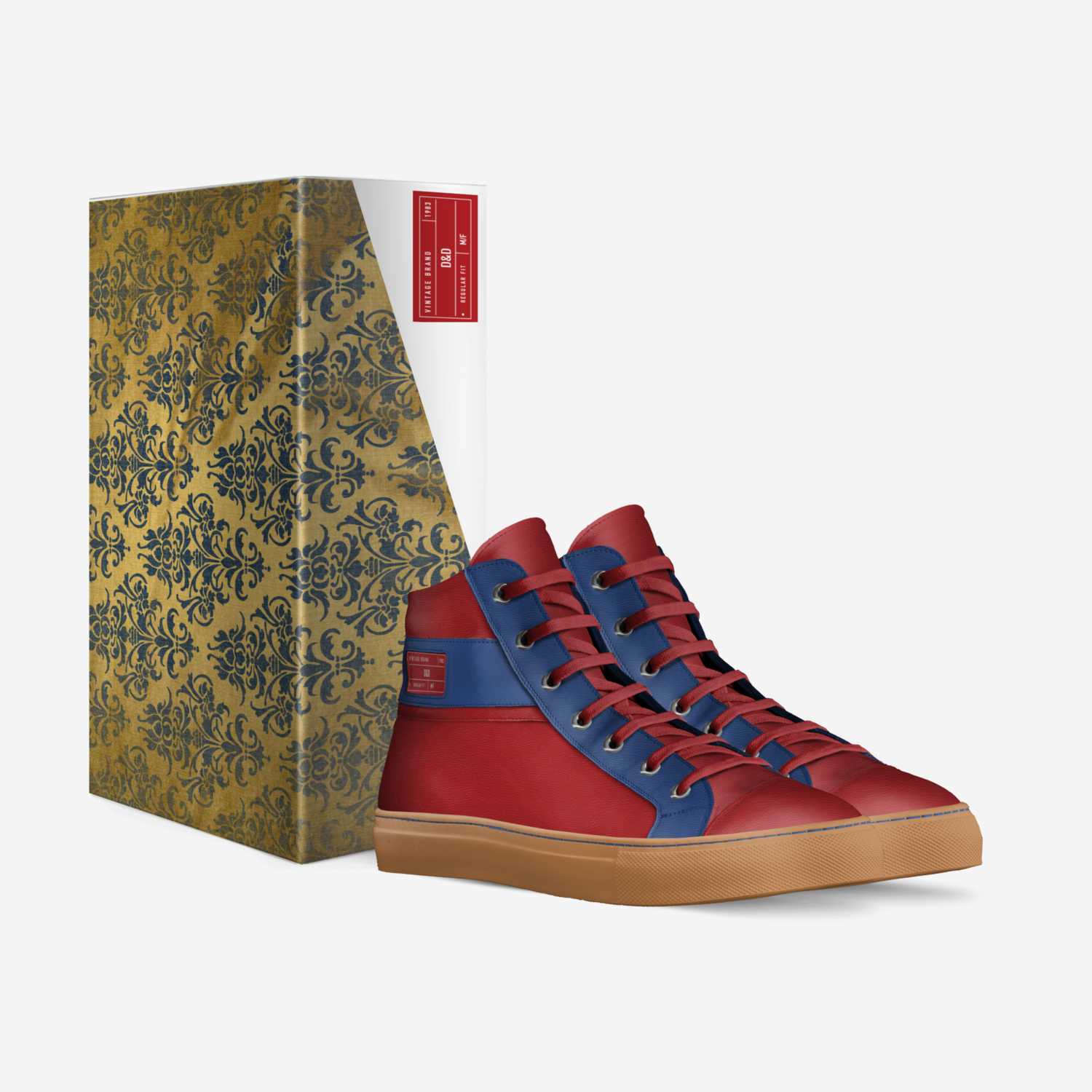 D&D custom made in Italy shoes by Delwin Stewart | Box view
