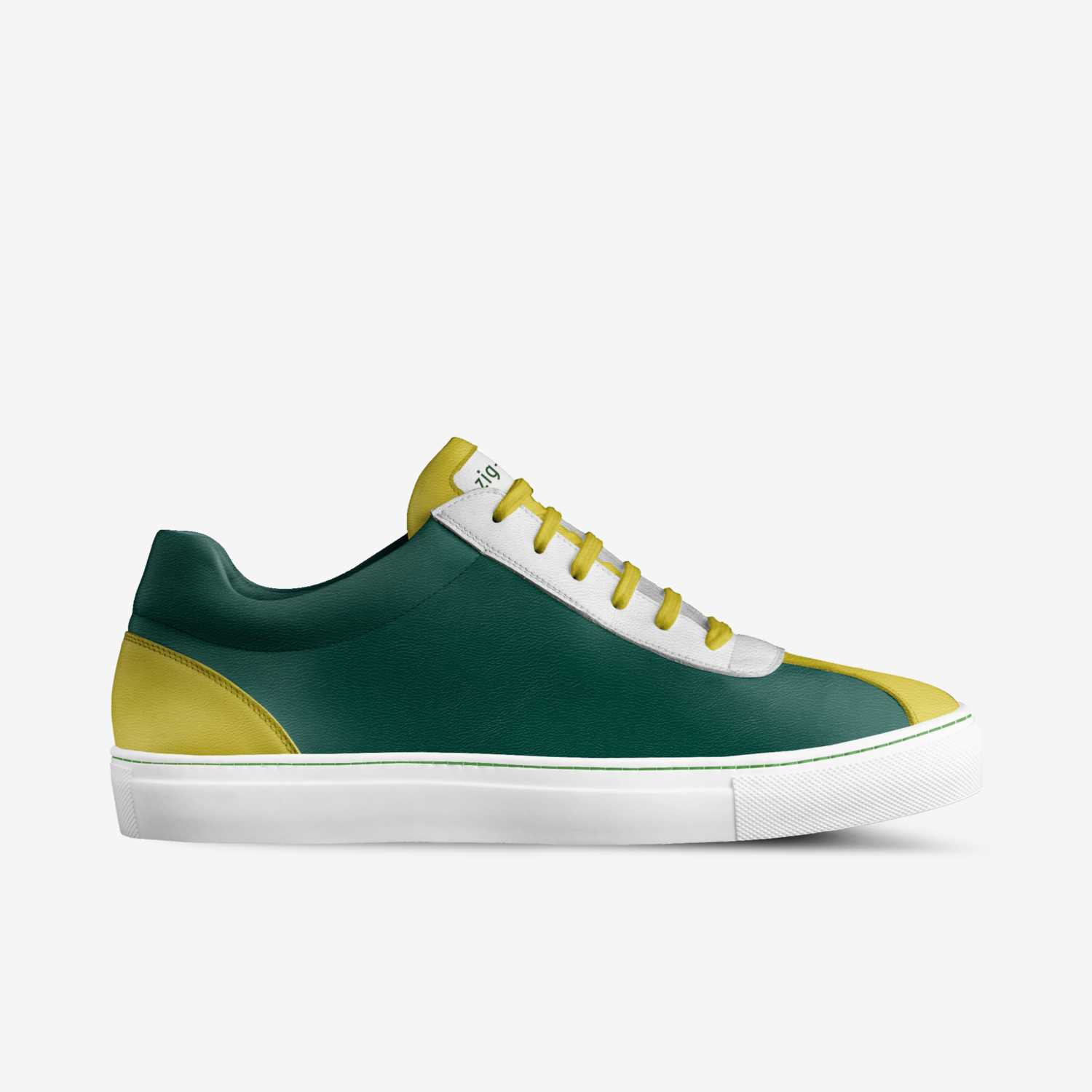 zig-zag custom made in Italy shoes by Nevena Tri | Side view