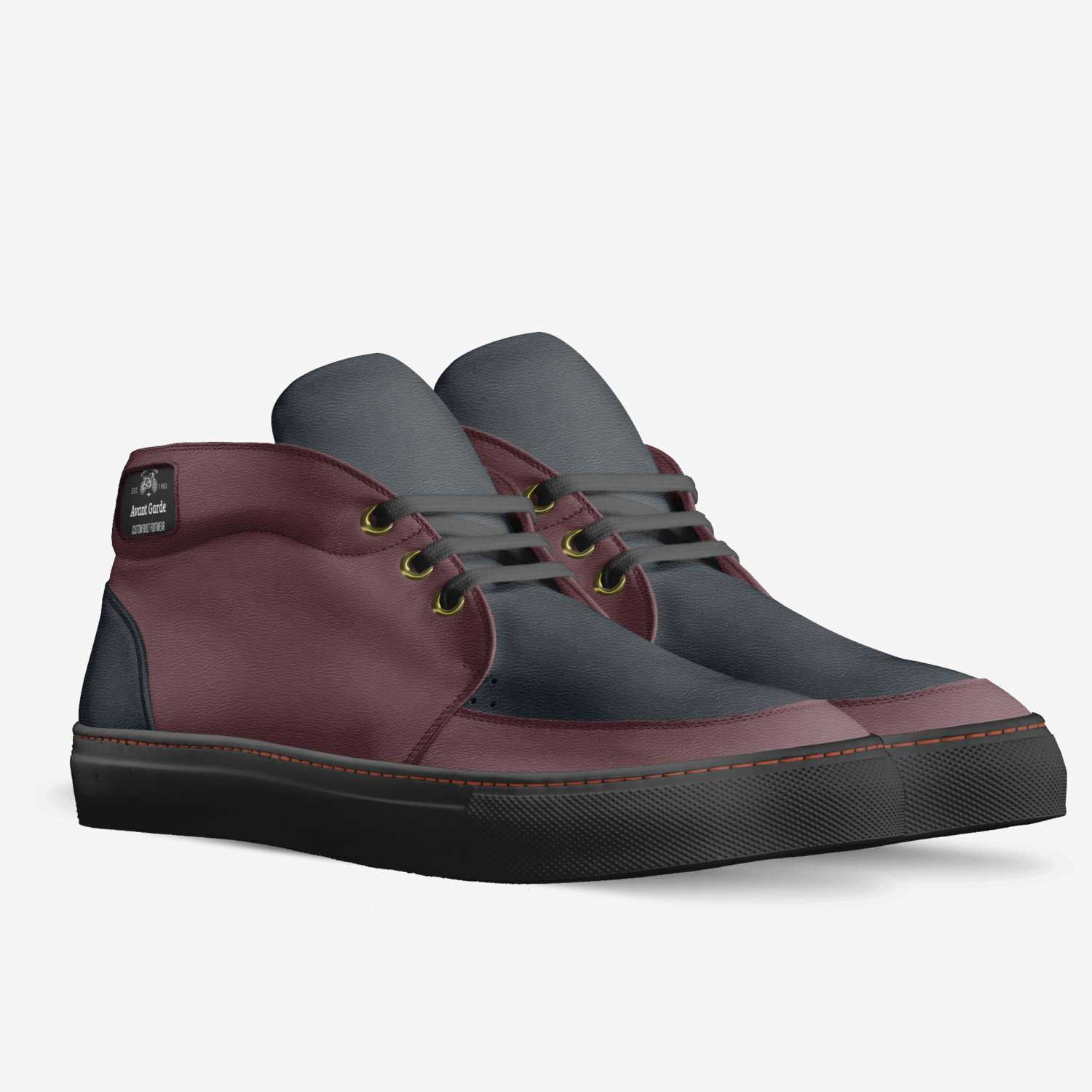 Avant Garde custom made in Italy shoes by Denise Dy-prieto | Double view