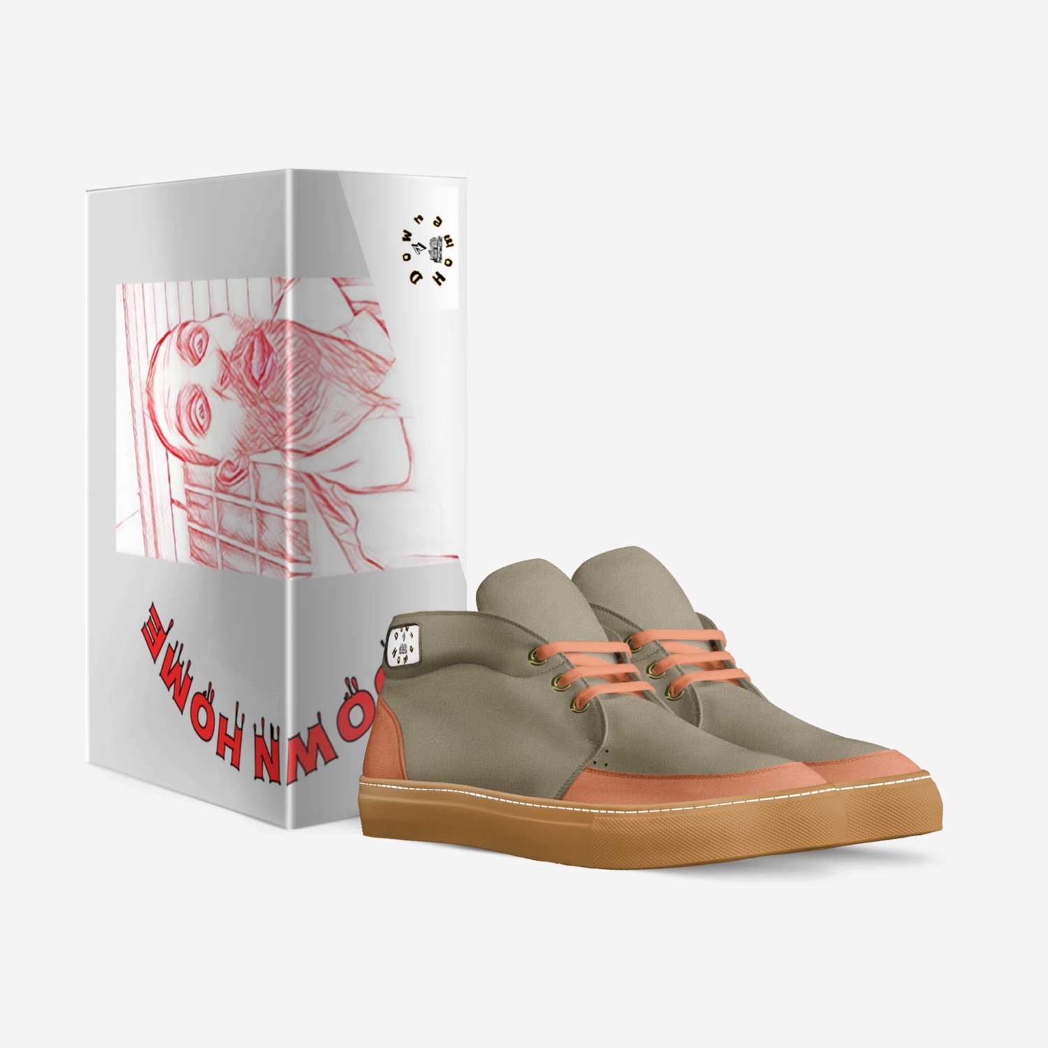 Sun & Moon custom made in Italy shoes by James Beckworth | Box view
