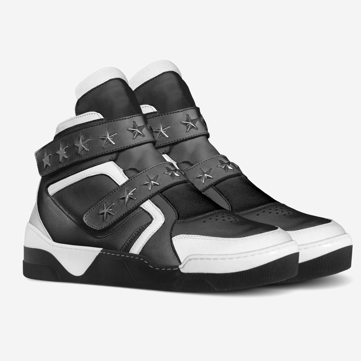 Free Agent Jay 1 custom made in Italy shoes by Nathan Jackson | Double view
