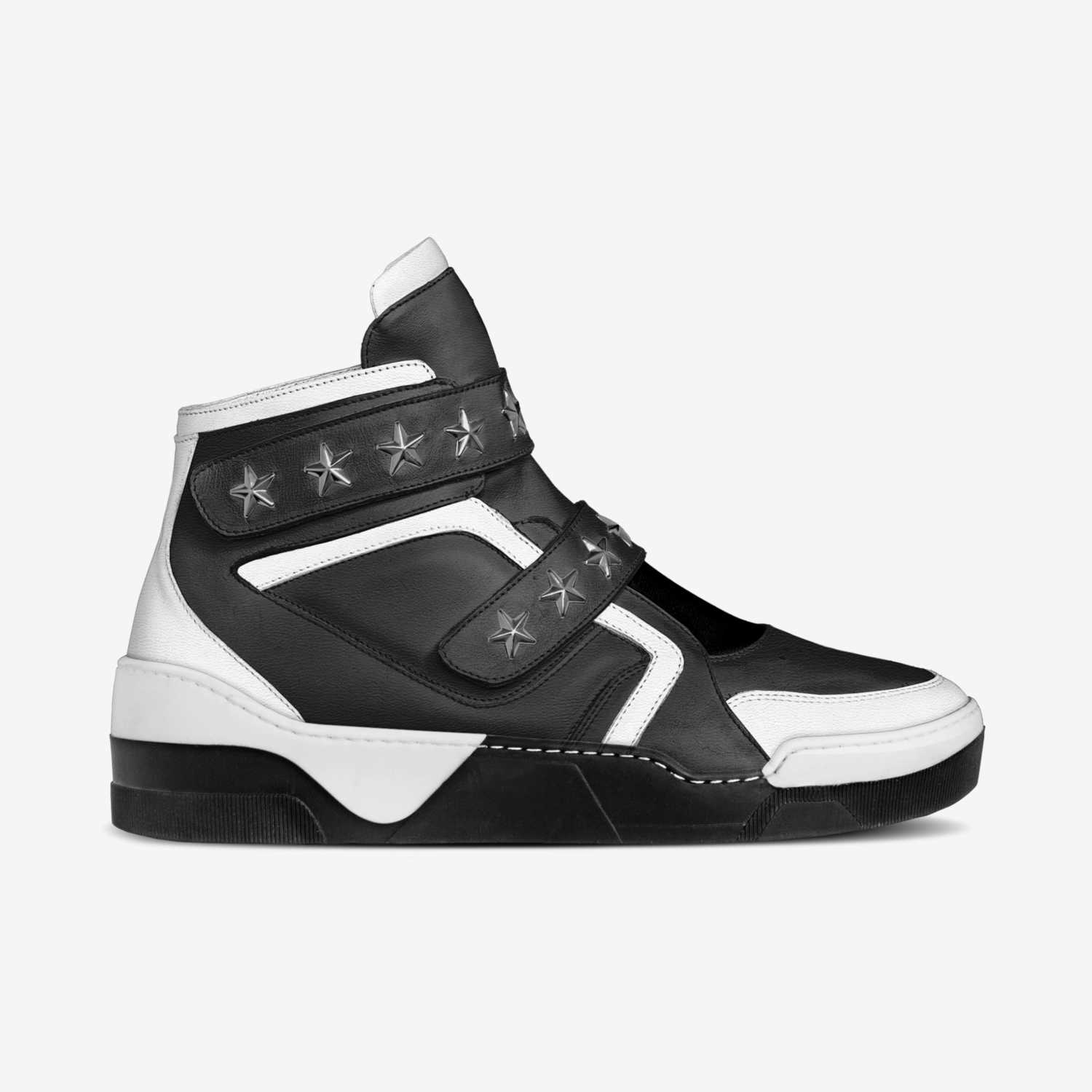 Free Agent Jay 1 custom made in Italy shoes by Nathan Jackson | Side view