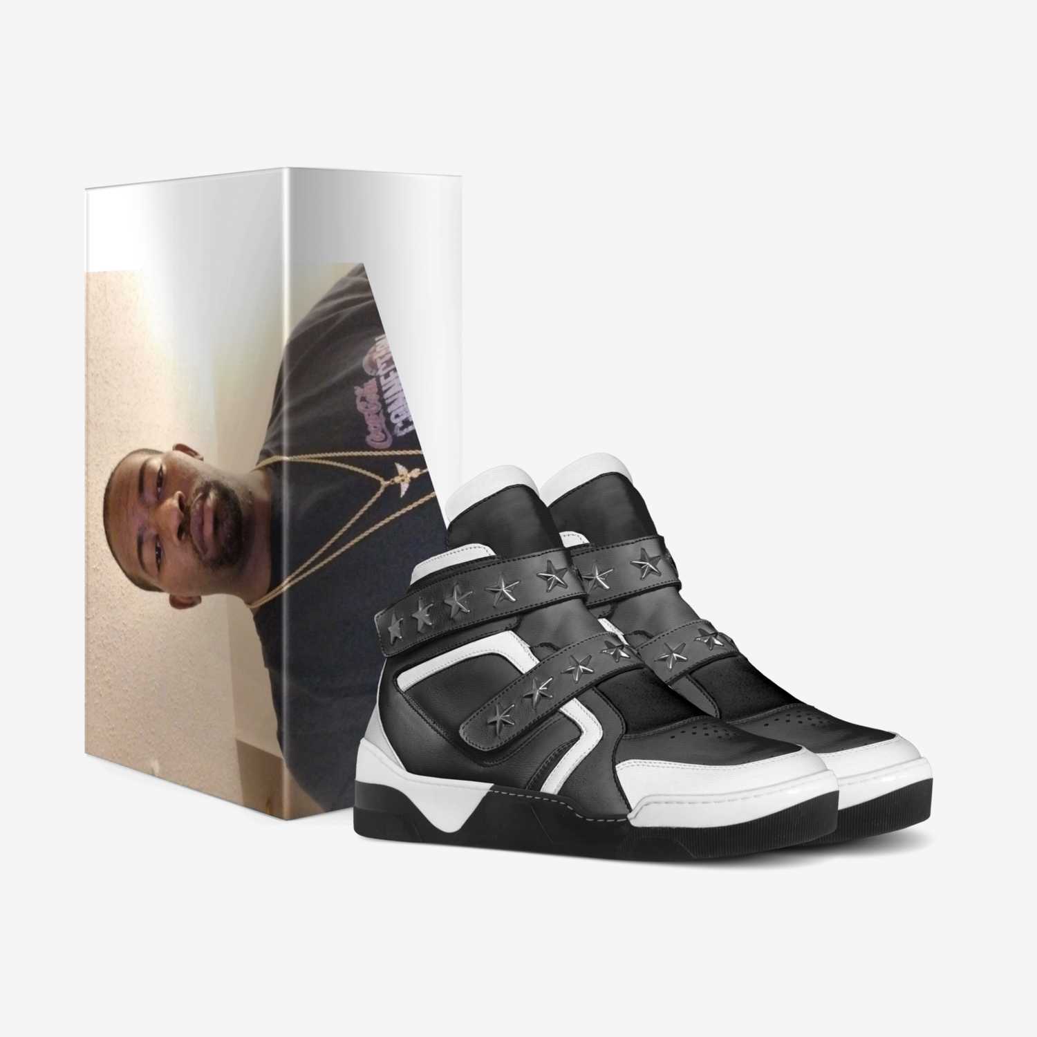 Free Agent Jay 1 custom made in Italy shoes by Nathan Jackson | Box view