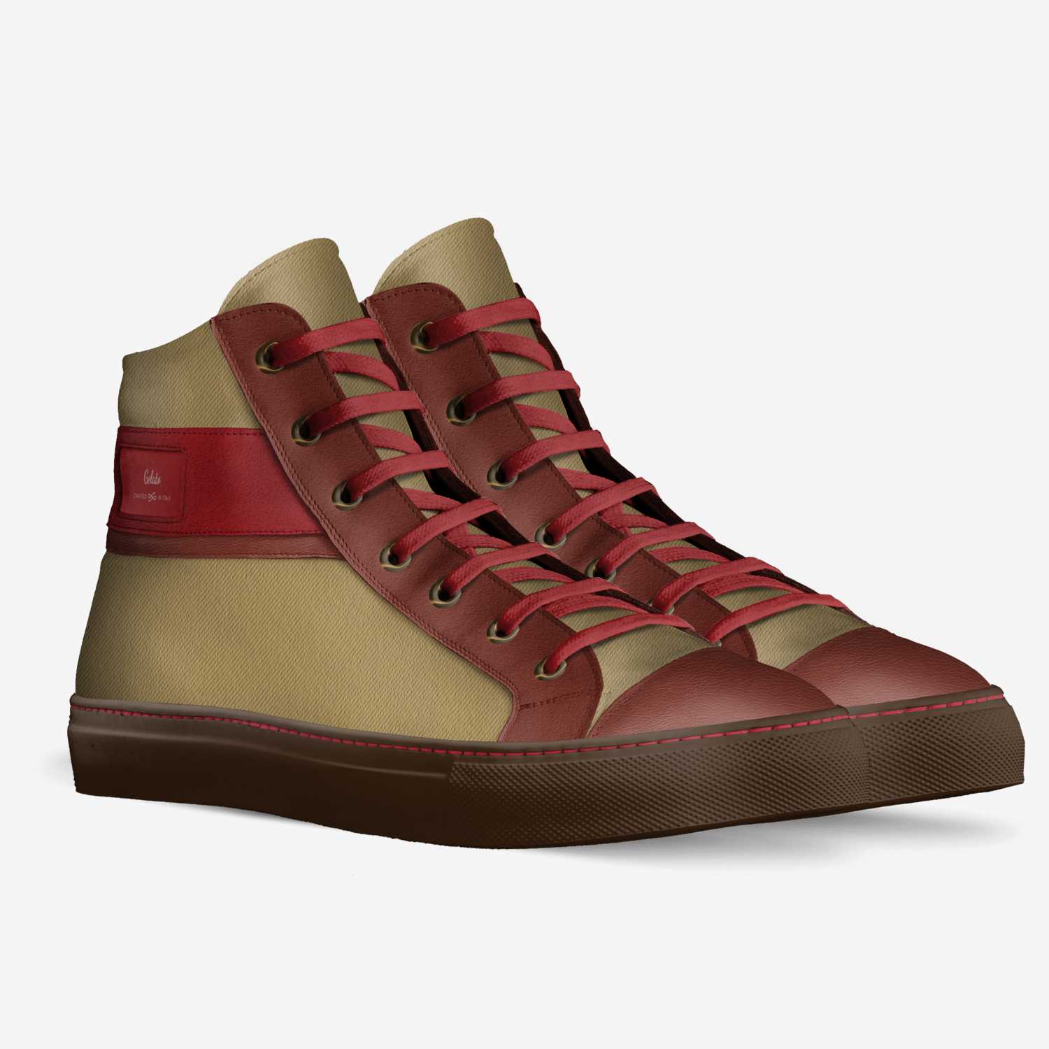 Gelato custom made in Italy shoes by Naketia Johnson | Double view