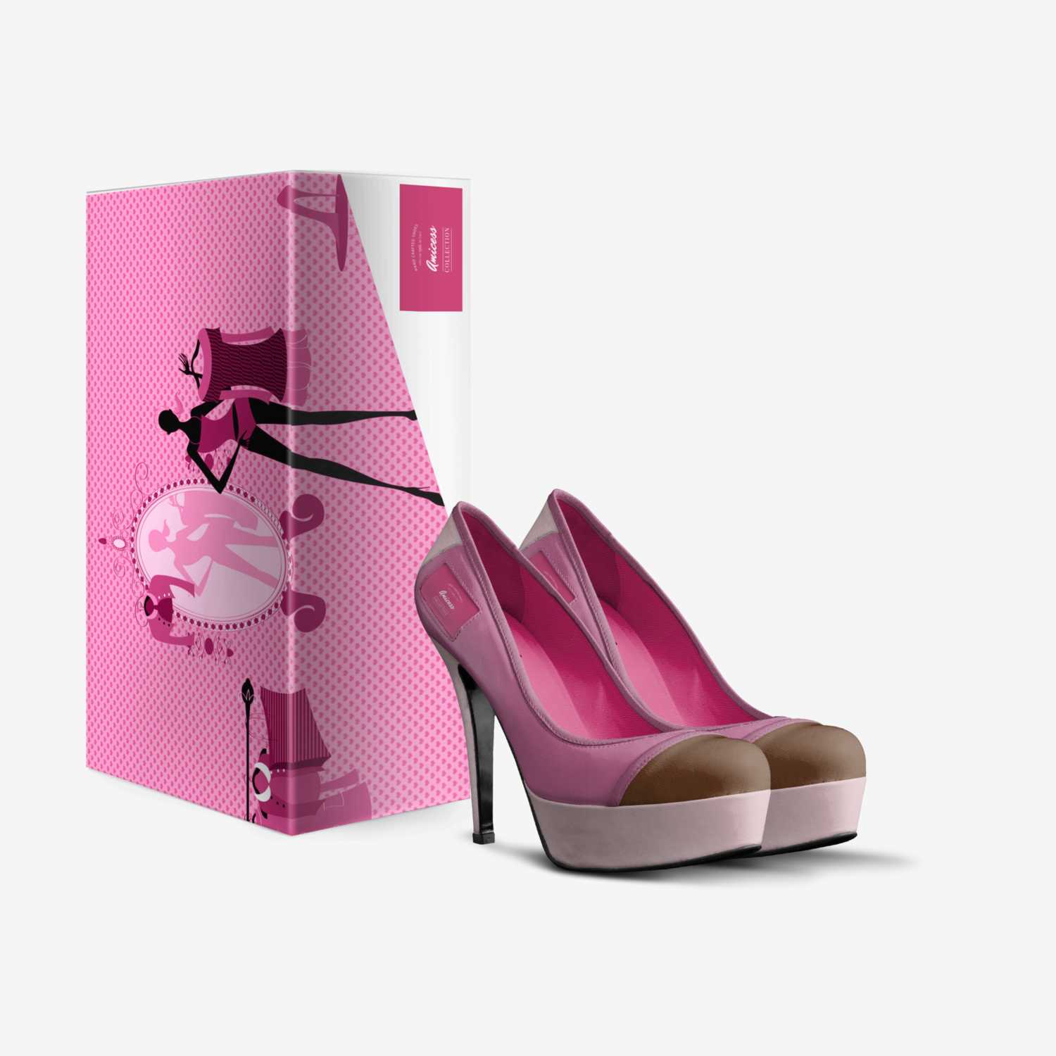 Amega custom made in Italy shoes by Eyram Tsegah | Box view