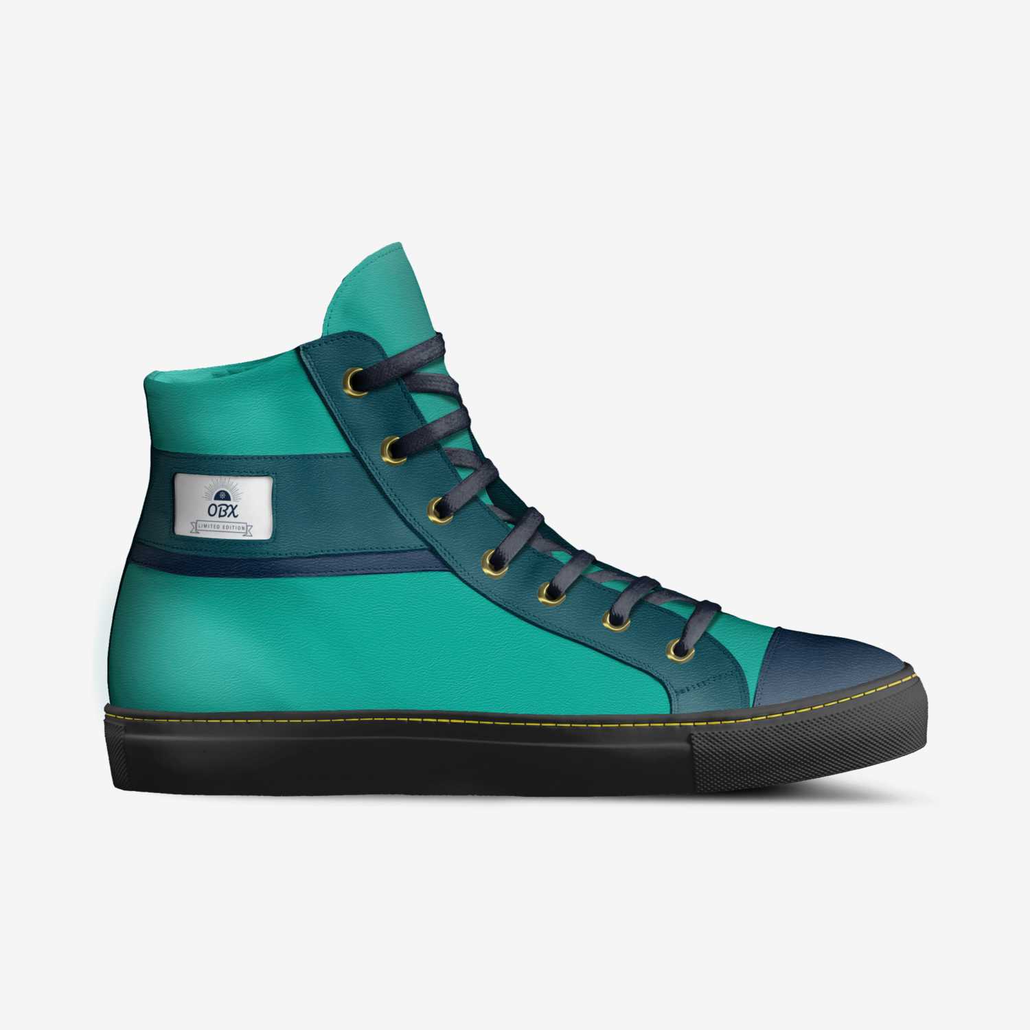 OBX custom made in Italy shoes by Olahshia Brown | Side view