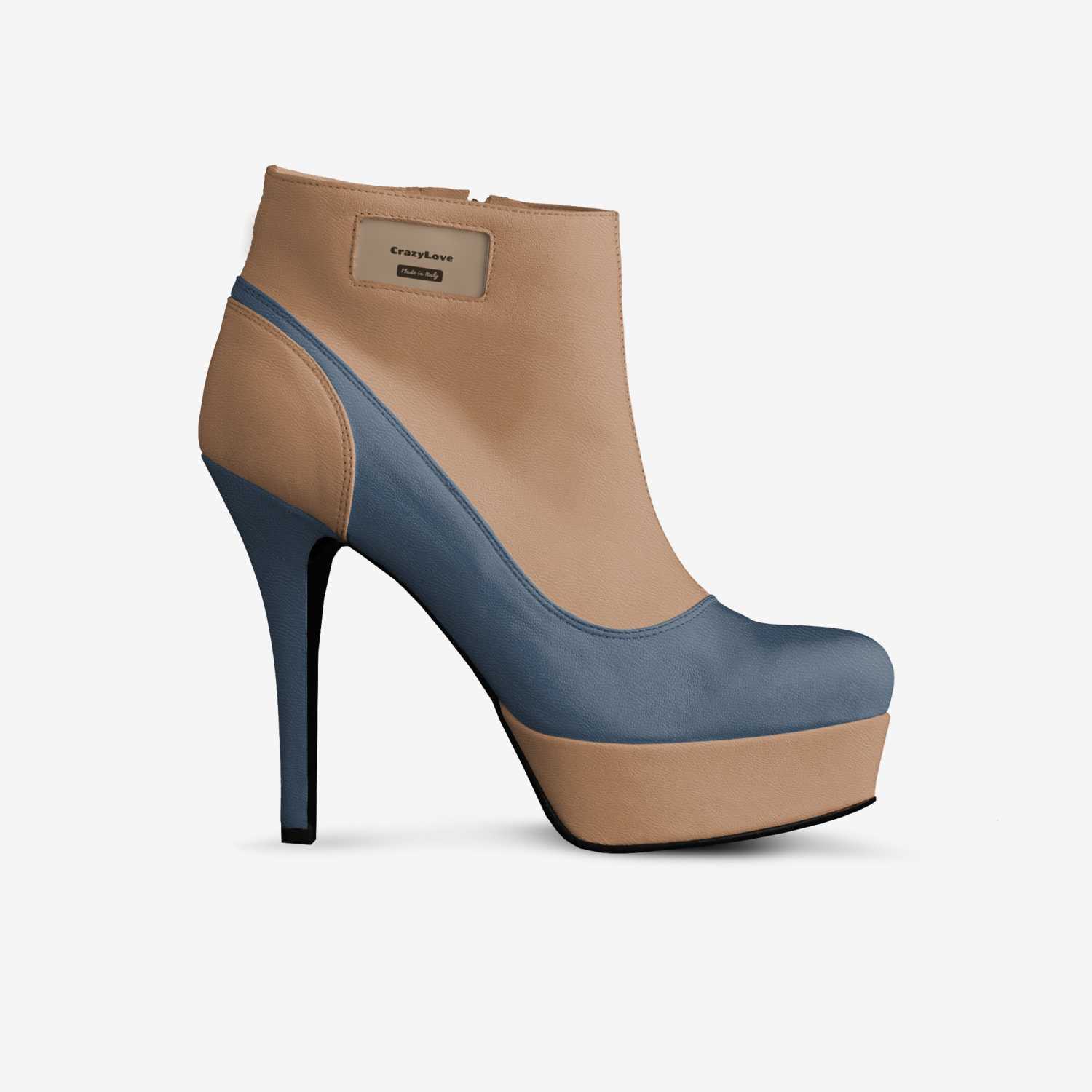 CrazyLove custom made in Italy shoes by Ayesha Hassaum | Side view