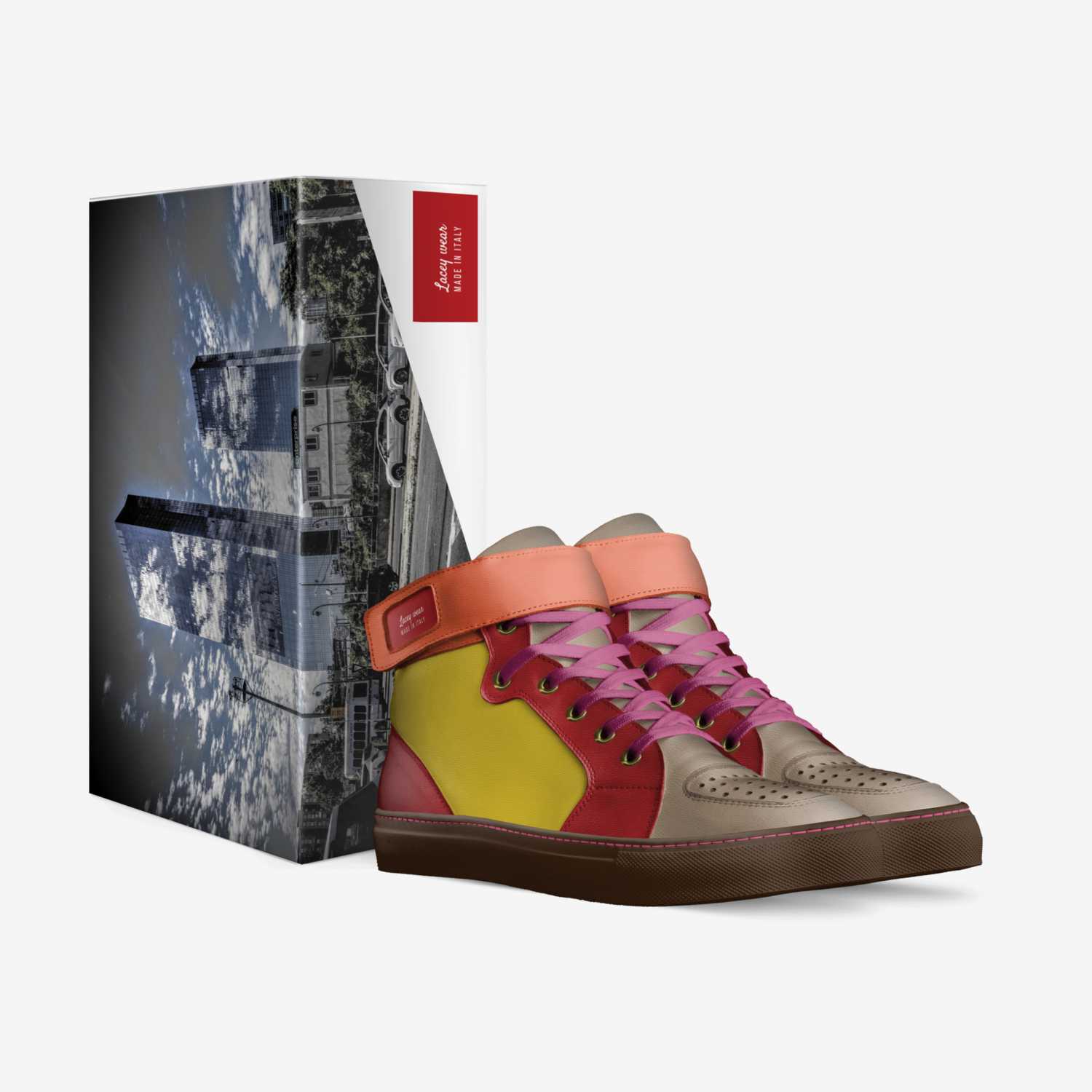 Lacey wear custom made in Italy shoes by Darrin Lacey | Box view