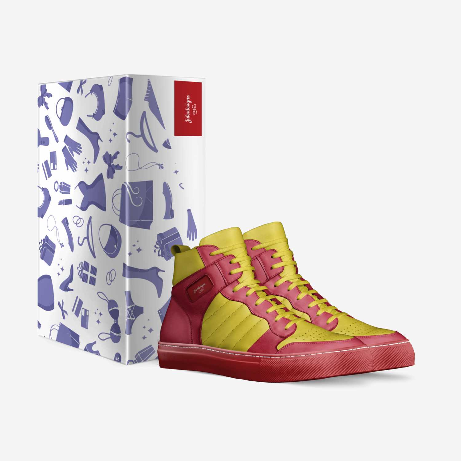 Julesdesignz custom made in Italy shoes by Jules Lee-reasby | Box view