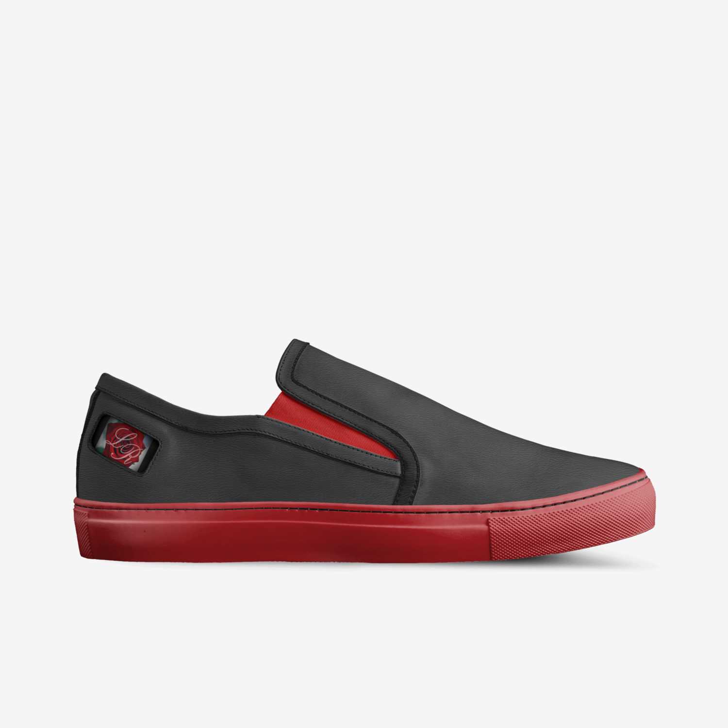 LIMITLESS ROSE custom made in Italy shoes by Limitless Kicks | Side view
