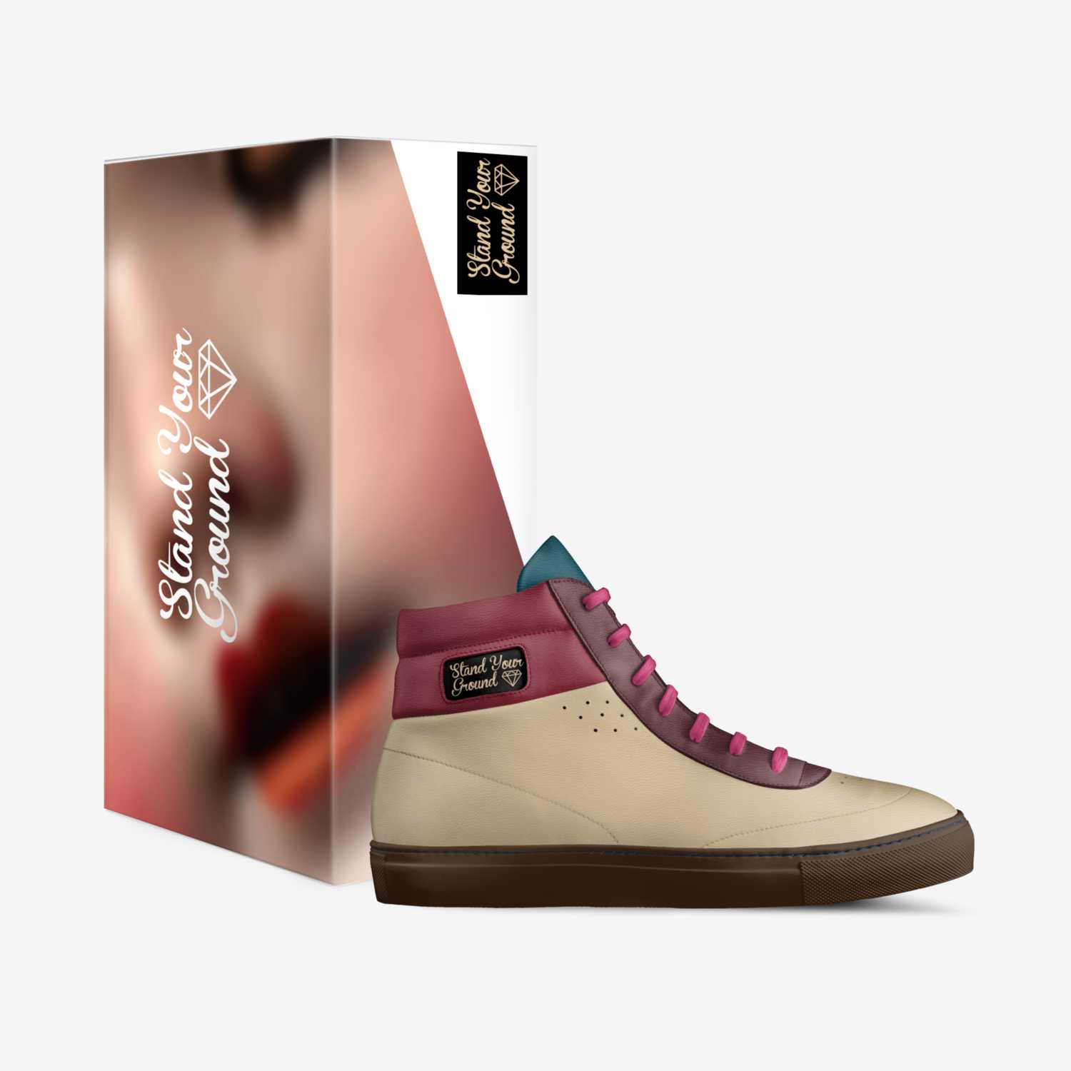 STAND YOUR GROUND custom made in Italy shoes by Agency Aliveshoes | Box view