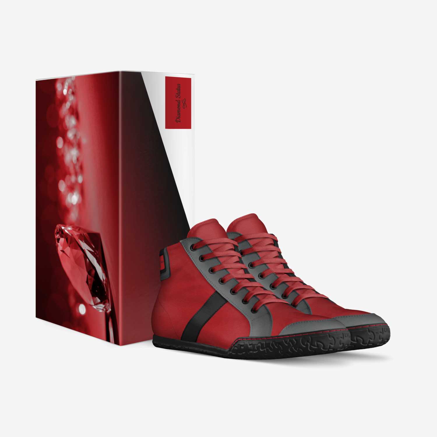 Diamond Status custom made in Italy shoes by Arab De'Liek | Box view