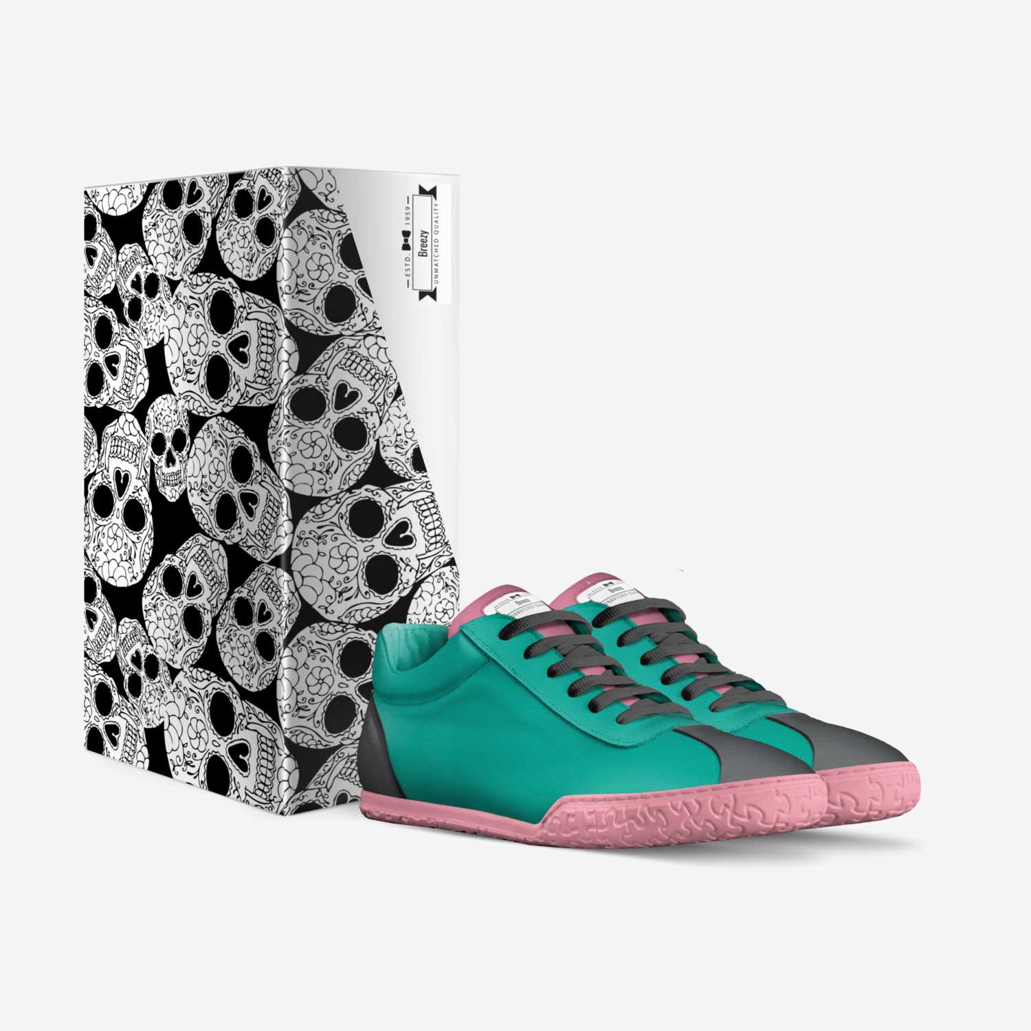 Breezy custom made in Italy shoes by Briana Tyson | Box view