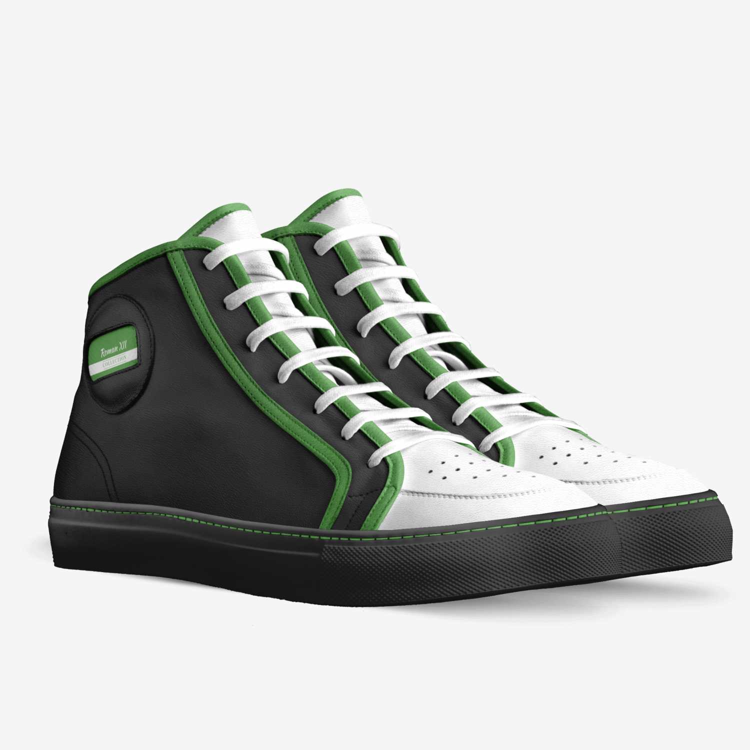 Roman 12's custom made in Italy shoes by Kalito Ayala | Double view