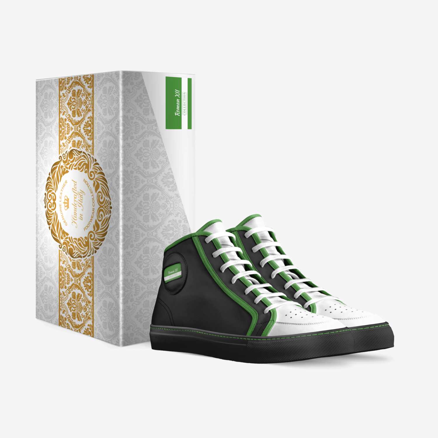 Roman 12's custom made in Italy shoes by Kalito Ayala | Box view