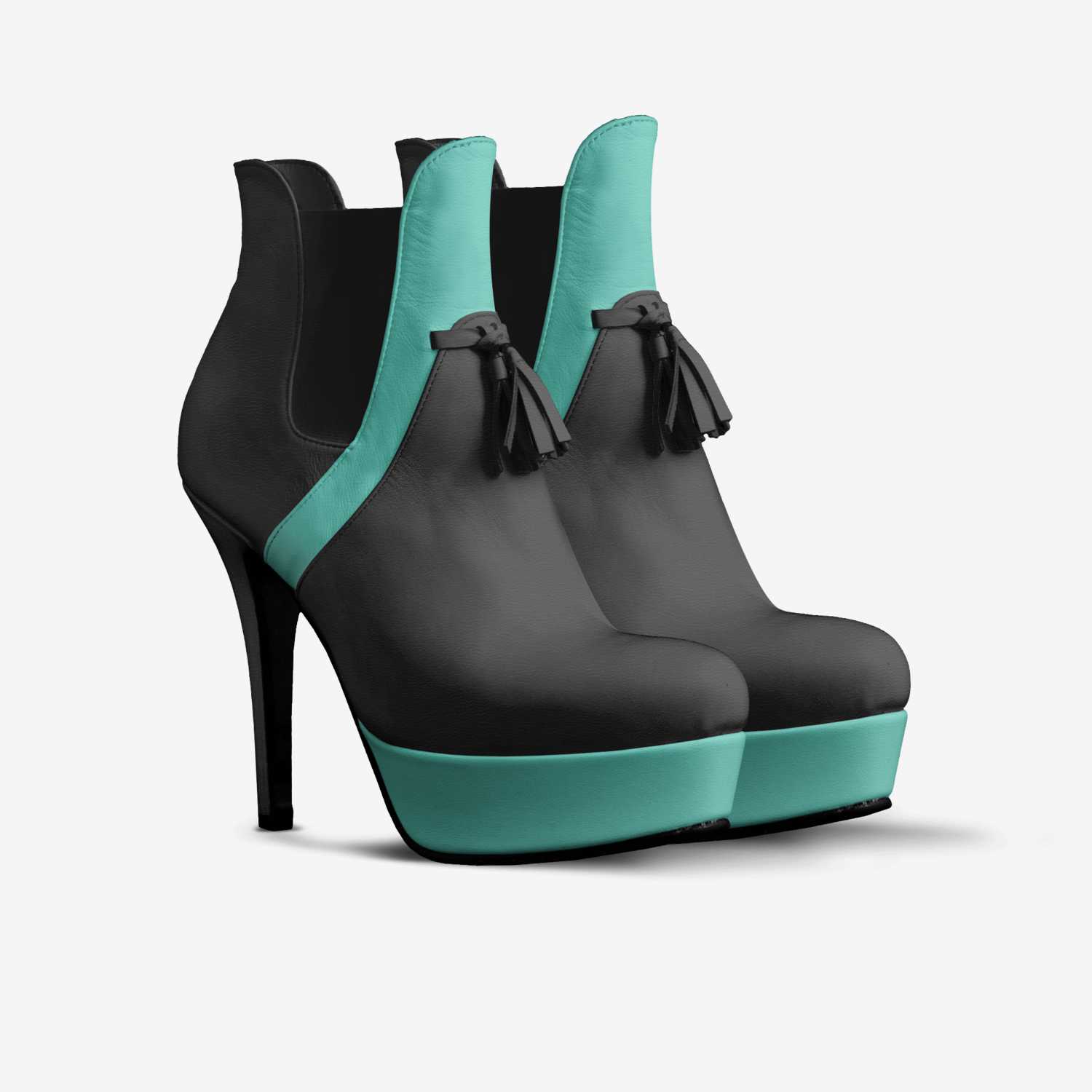 Alexanders custom made in Italy shoes by Darius Alexander | Double view