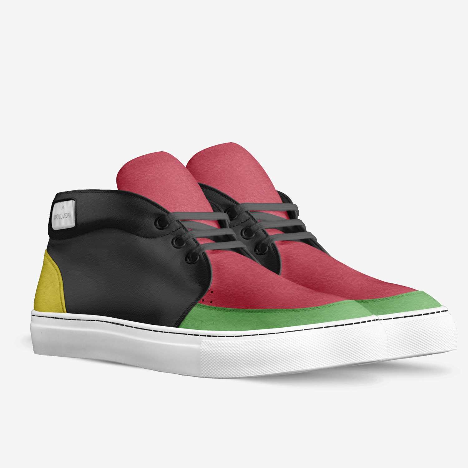 Mad Comedian custom made in Italy shoes by Omar Dyer | Double view