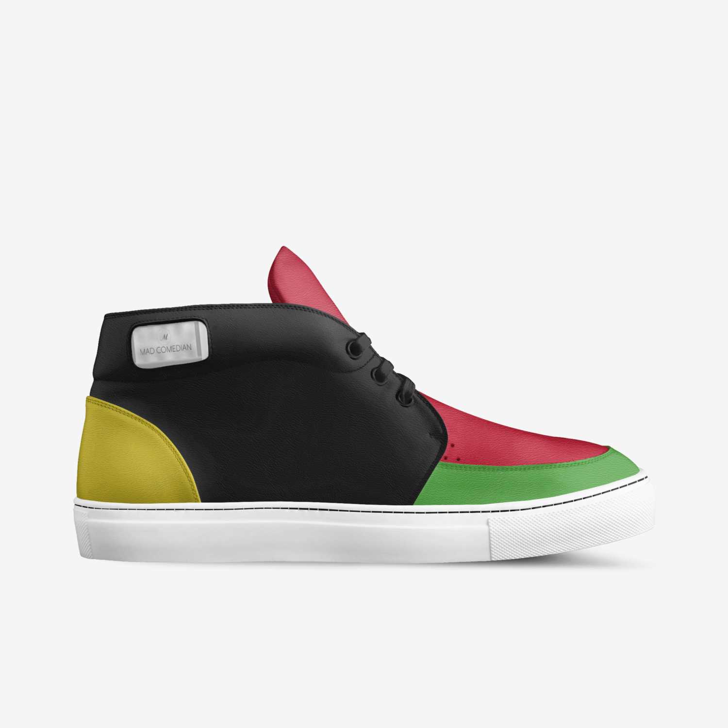 Mad Comedian custom made in Italy shoes by Omar Dyer | Side view