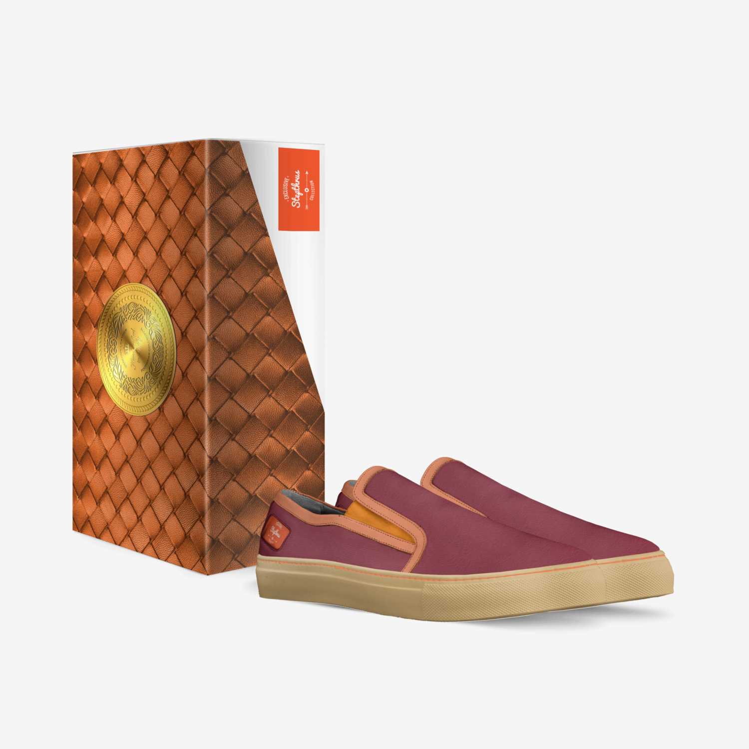 Stepthrus custom made in Italy shoes by Nathan Russell | Box view