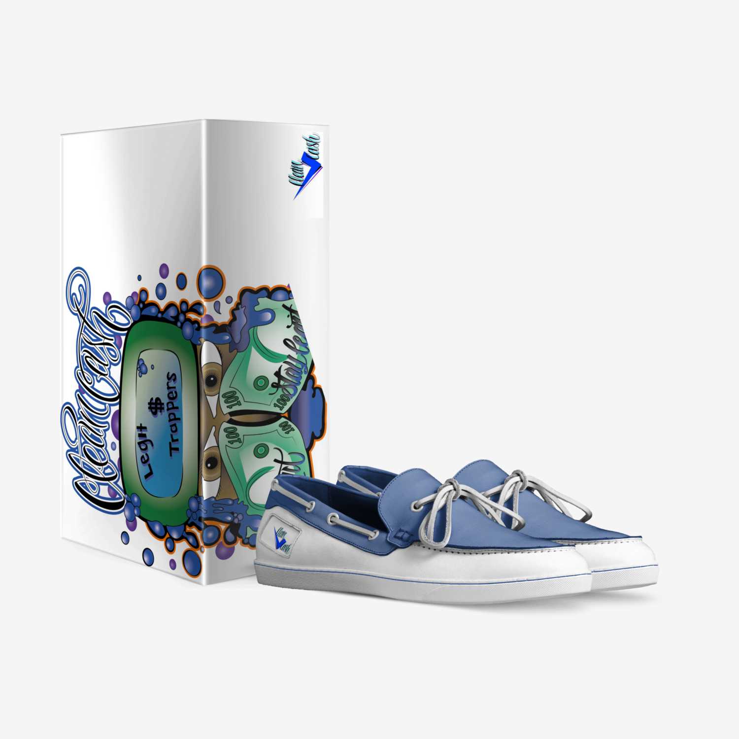 Legit Trappers custom made in Italy shoes by Deon Landry | Box view