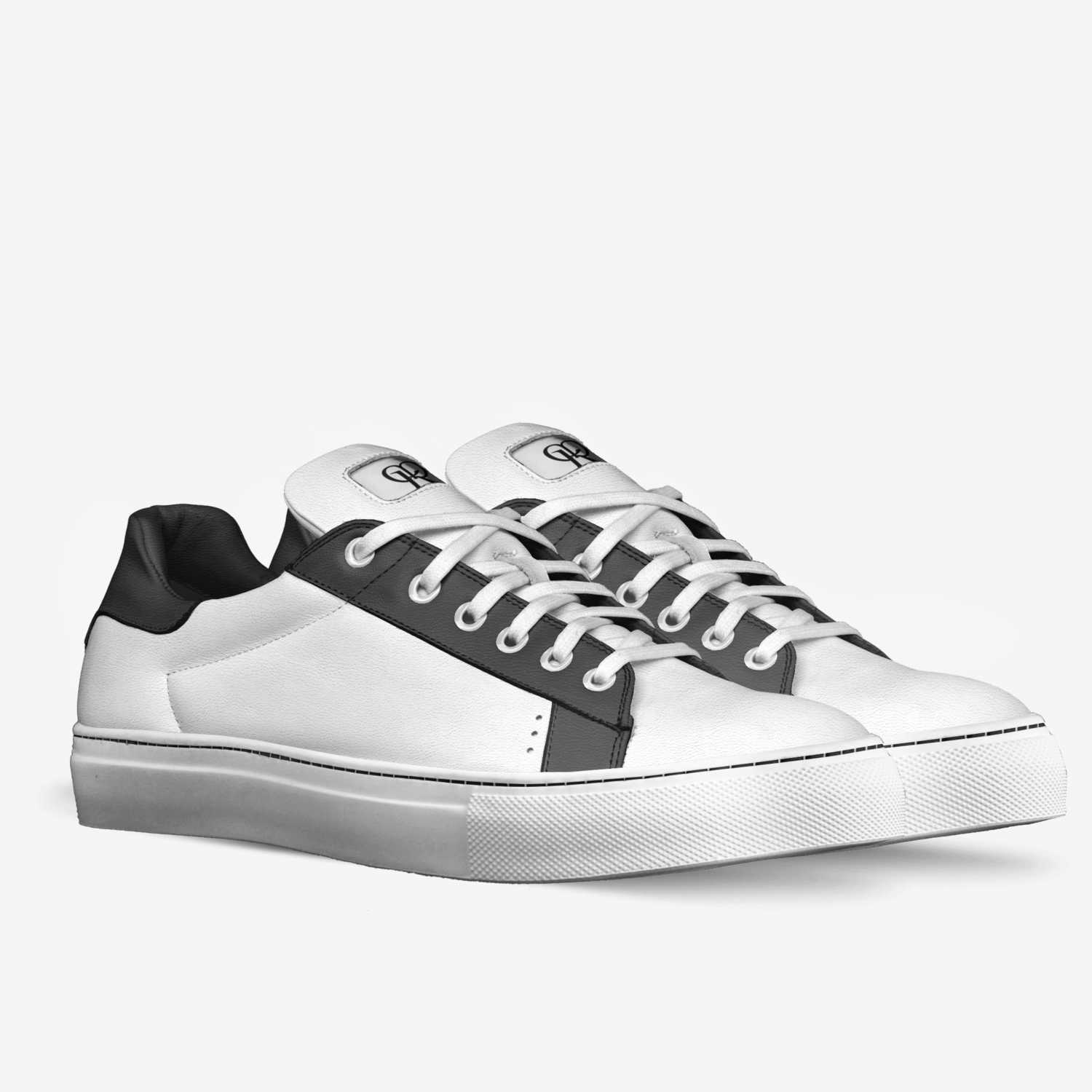 Soulja UPT WHITE custom made in Italy shoes by Morris Mayfield Iii | Double view