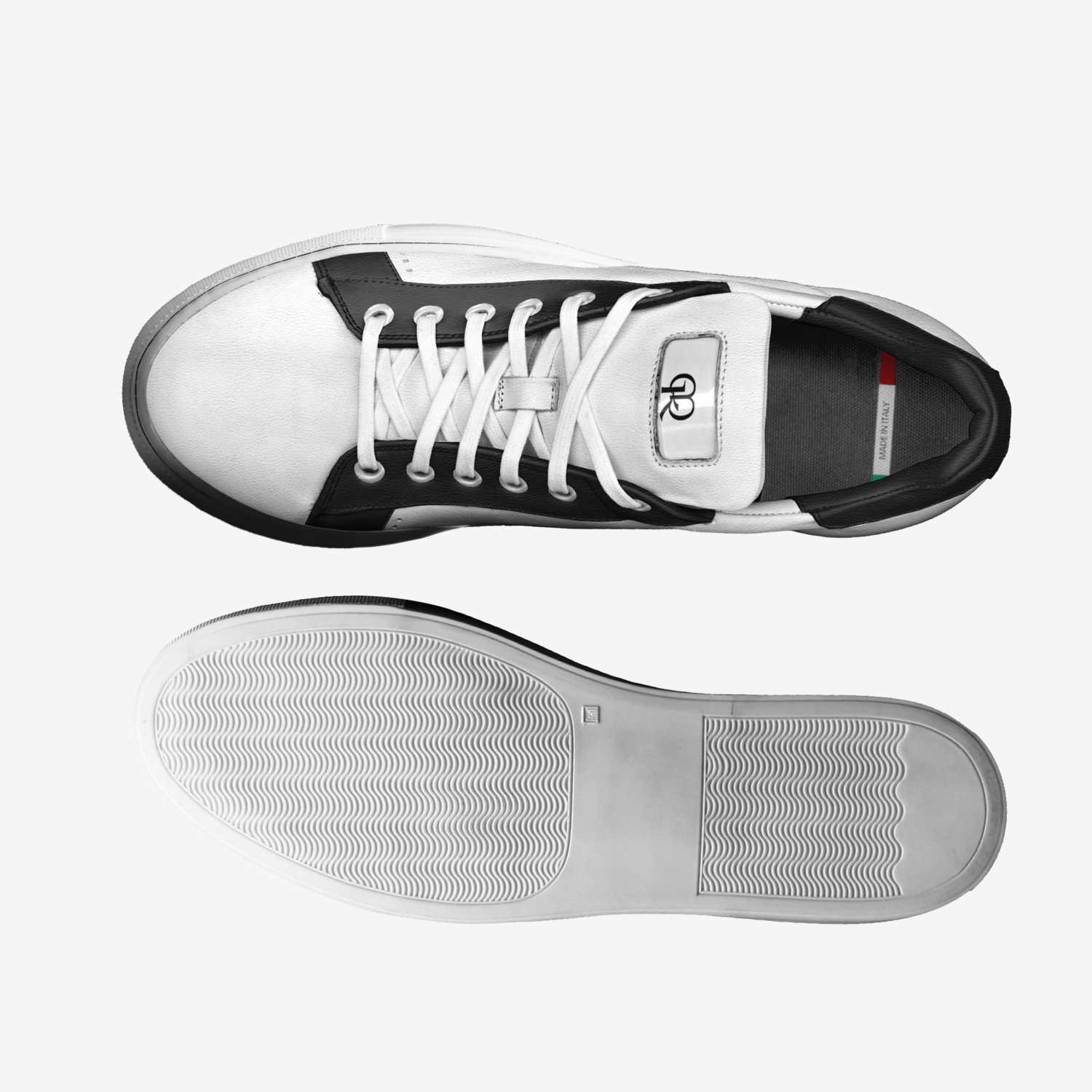 Soulja UPT WHITE custom made in Italy shoes by Morris Mayfield Iii | Top view