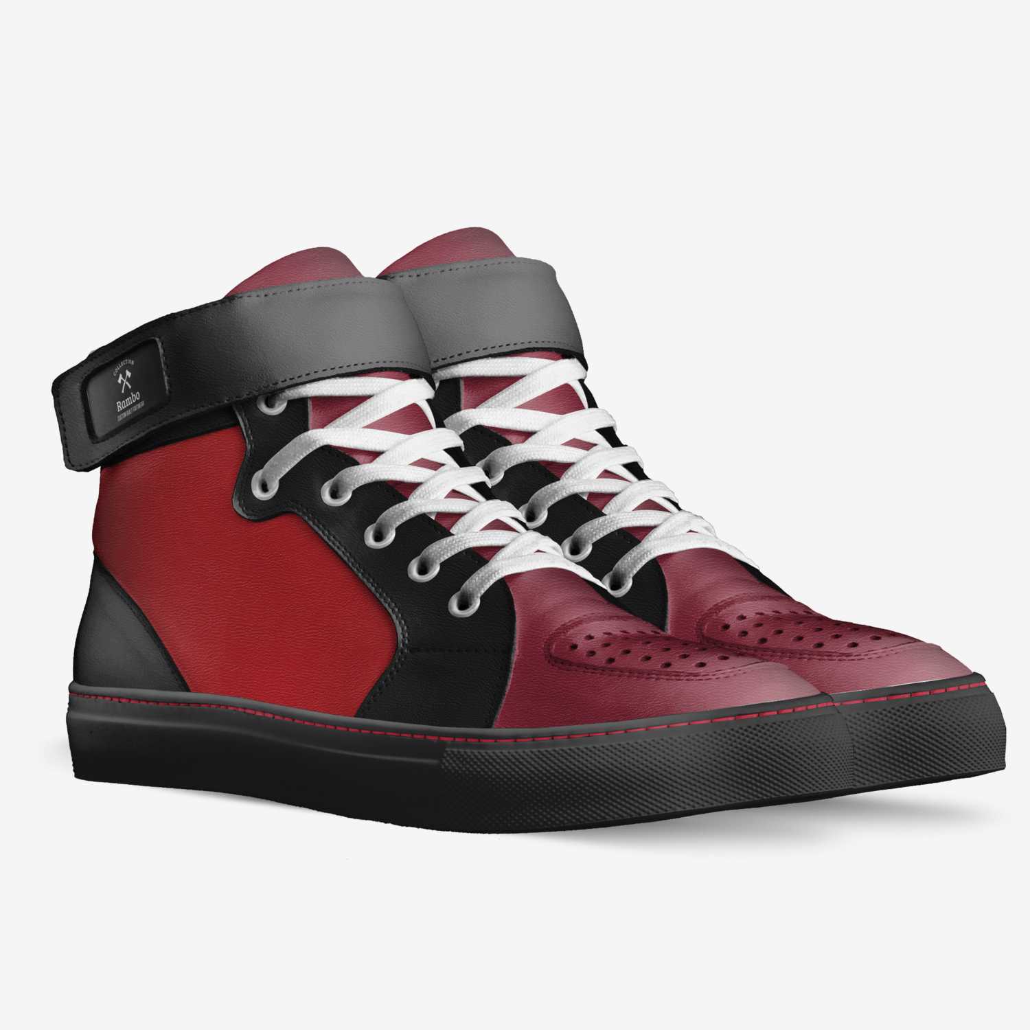 Rambo custom made in Italy shoes by Robert Rodriguez | Double view