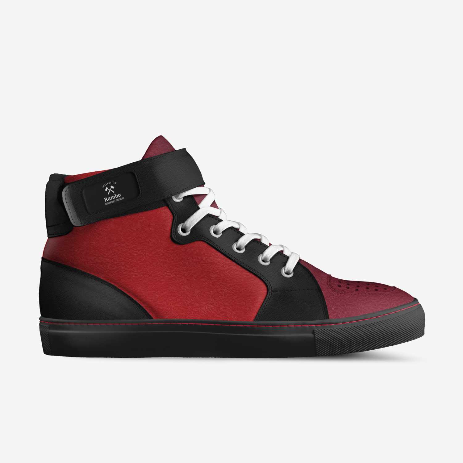 Rambo custom made in Italy shoes by Robert Rodriguez | Side view