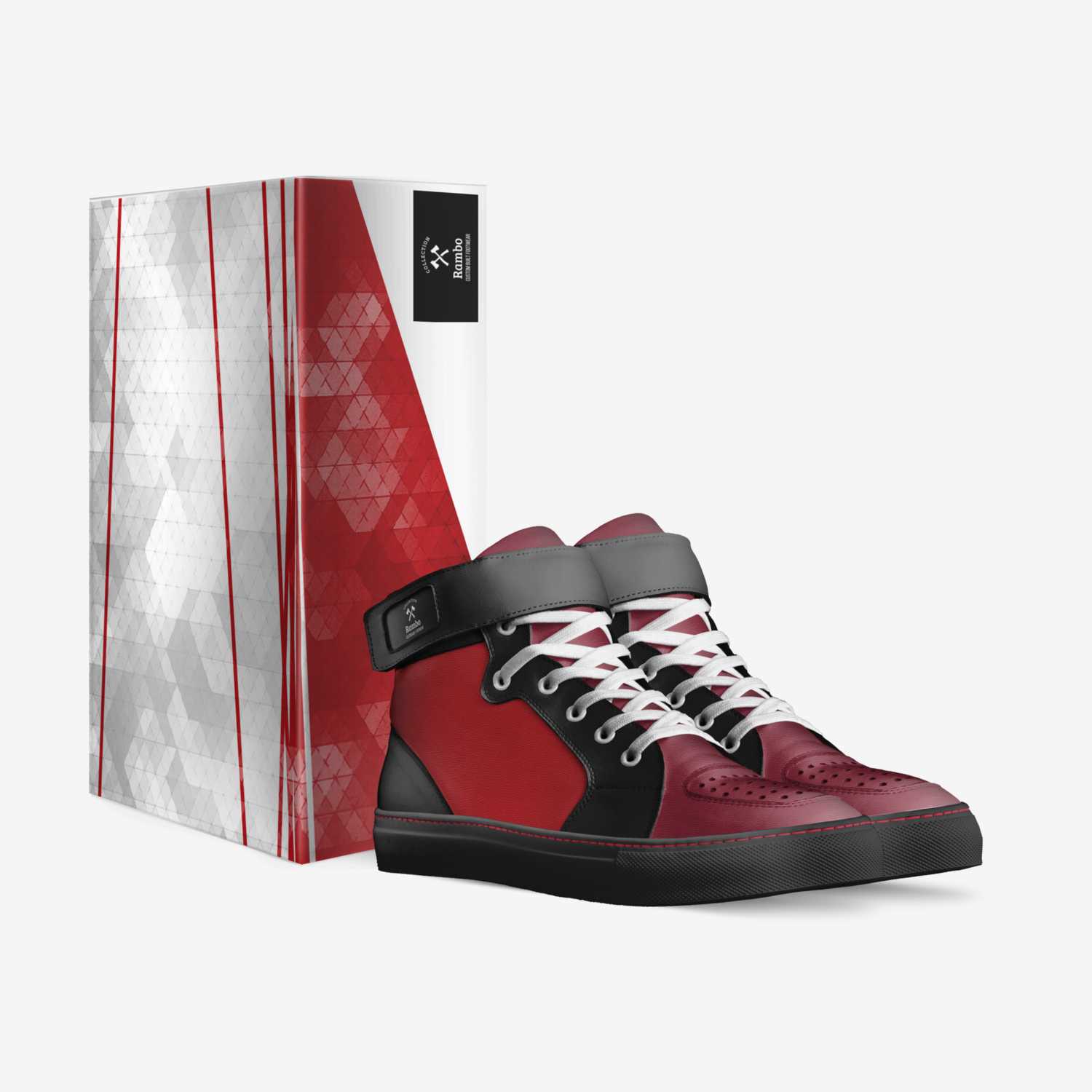 Rambo custom made in Italy shoes by Robert Rodriguez | Box view