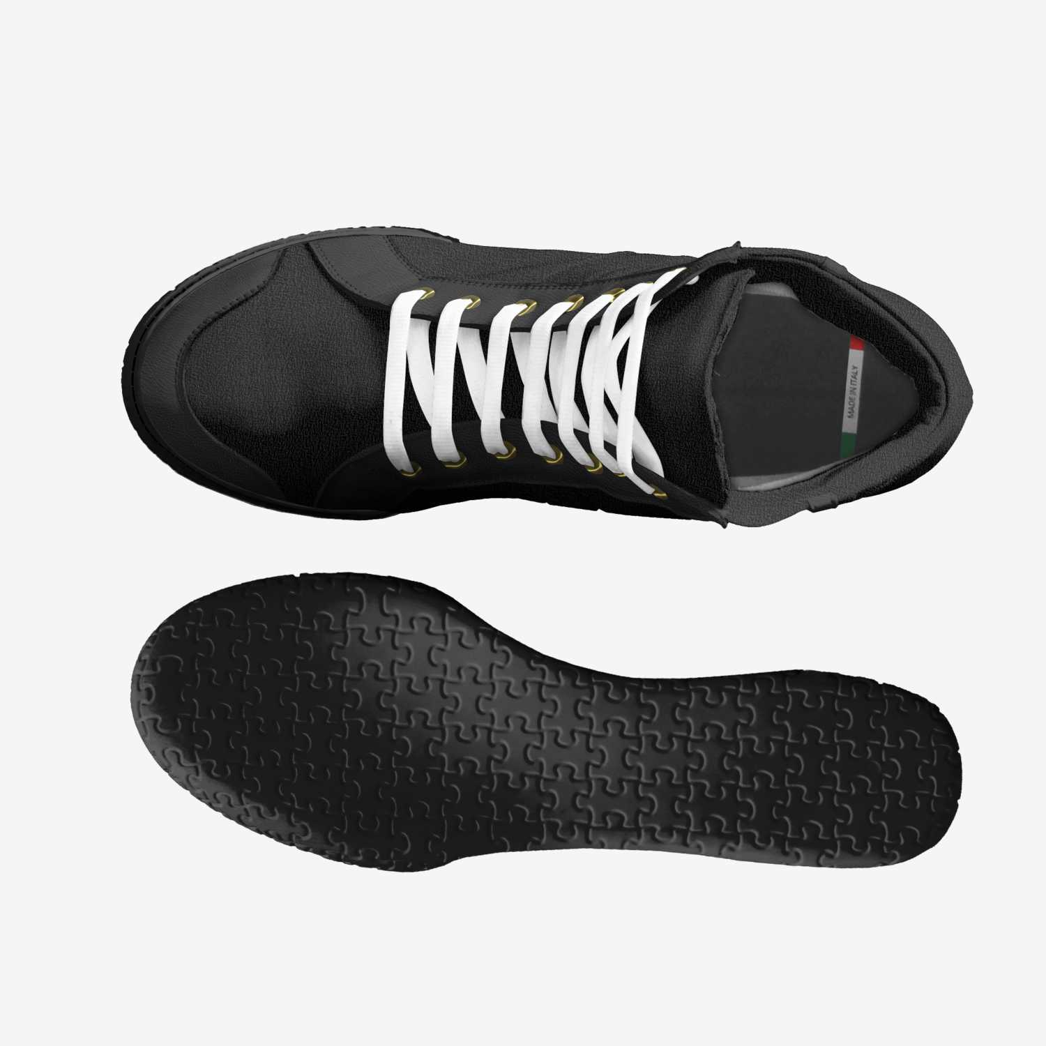 Roman X custom made in Italy shoes by Kalito Ayala | Top view