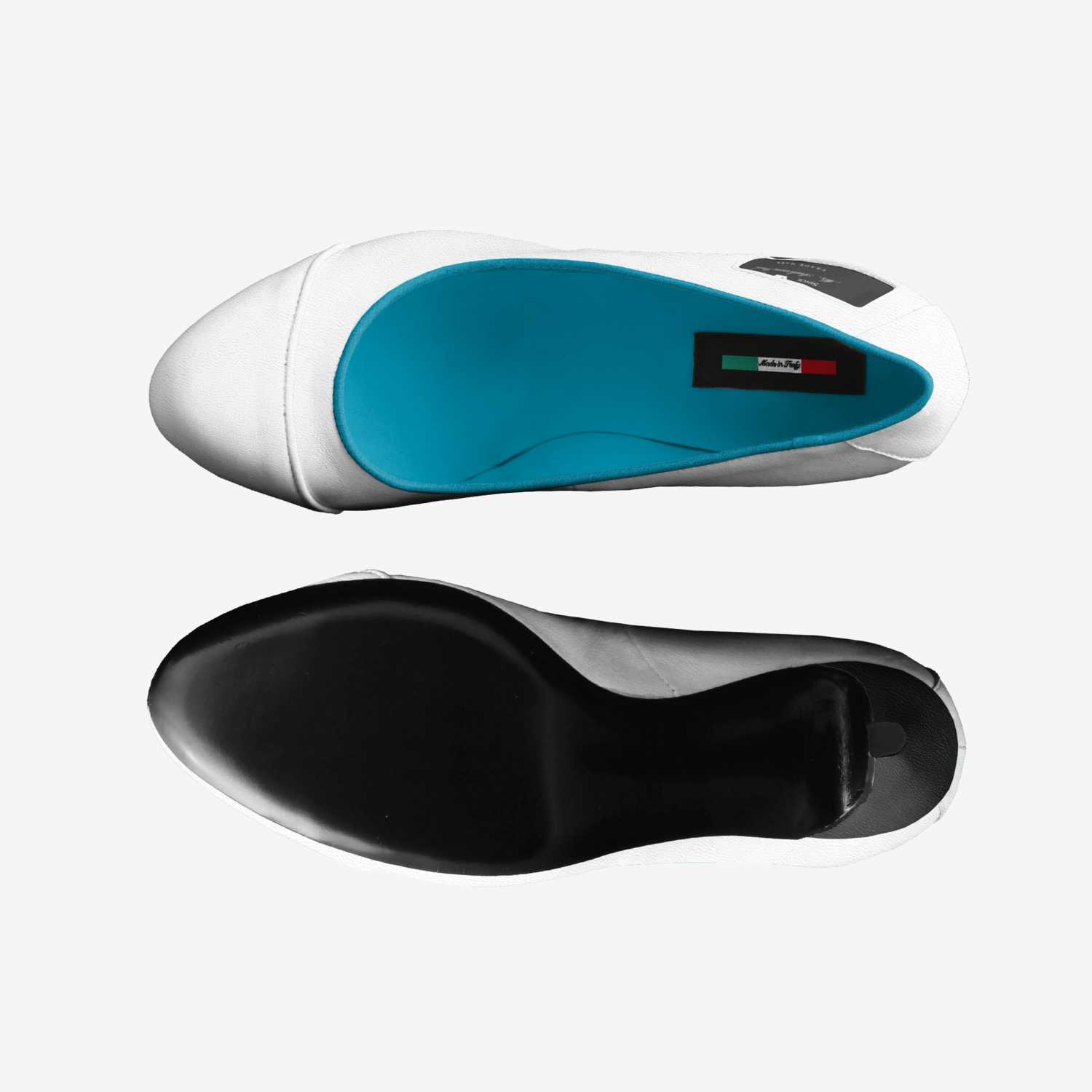 Ms. Anderson:Pearl custom made in Italy shoes by Allen Sharper | Top view