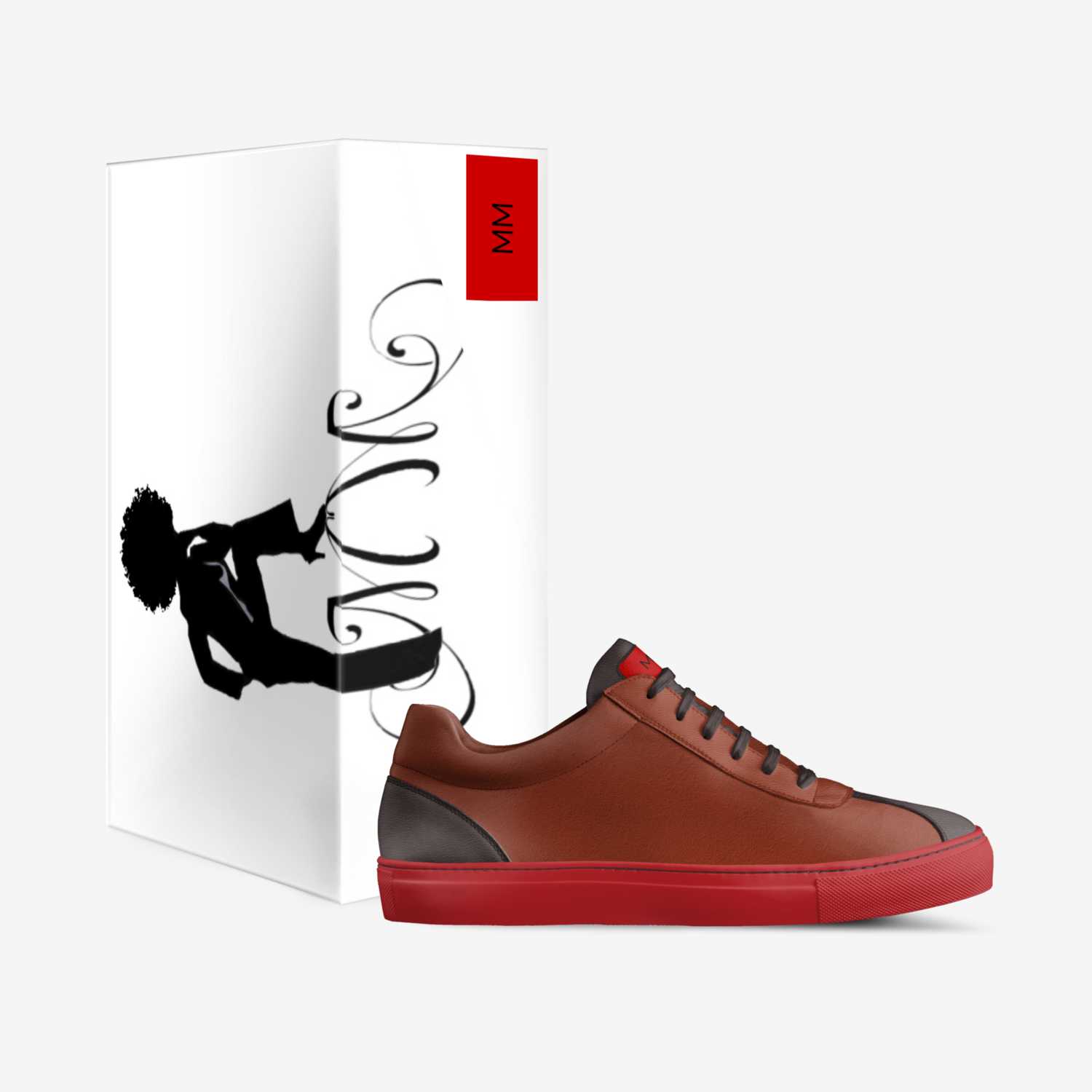 Decimal Illustrer Sølv MM Footwear | A Custom Shoe concept by Essence Ester
