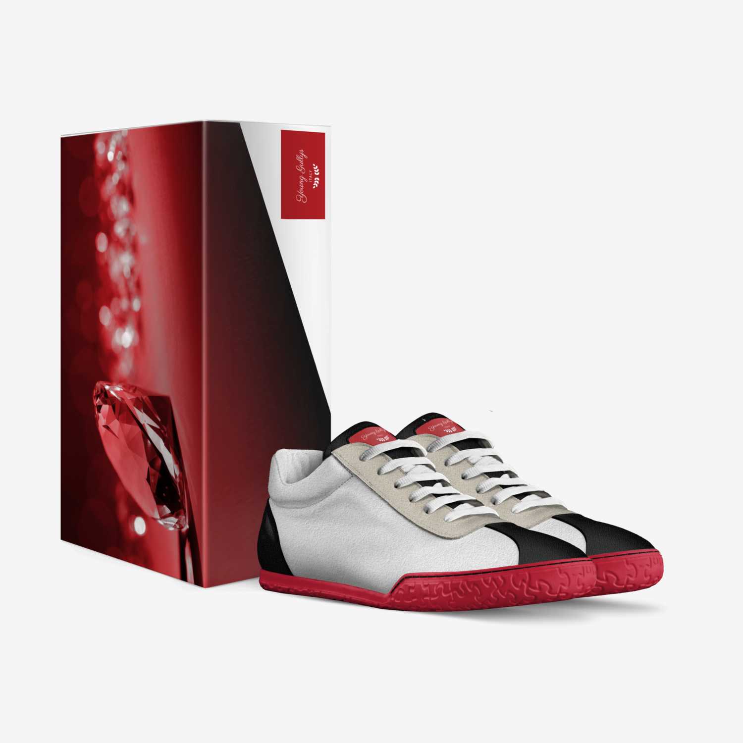Young Gullys custom made in Italy shoes by Christopher Williams | Box view