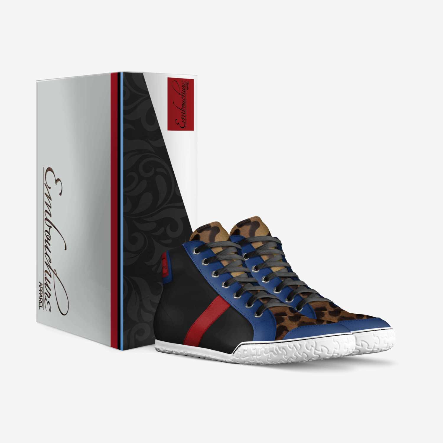JUNO High Top custom made in Italy shoes by Embouchure Studios | Box view