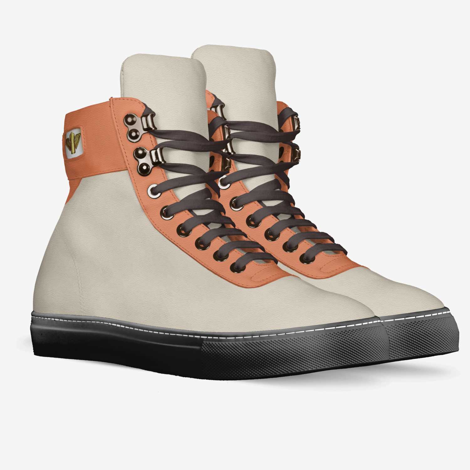 CD Challenger custom made in Italy shoes by Chef Daniel Young | Double view