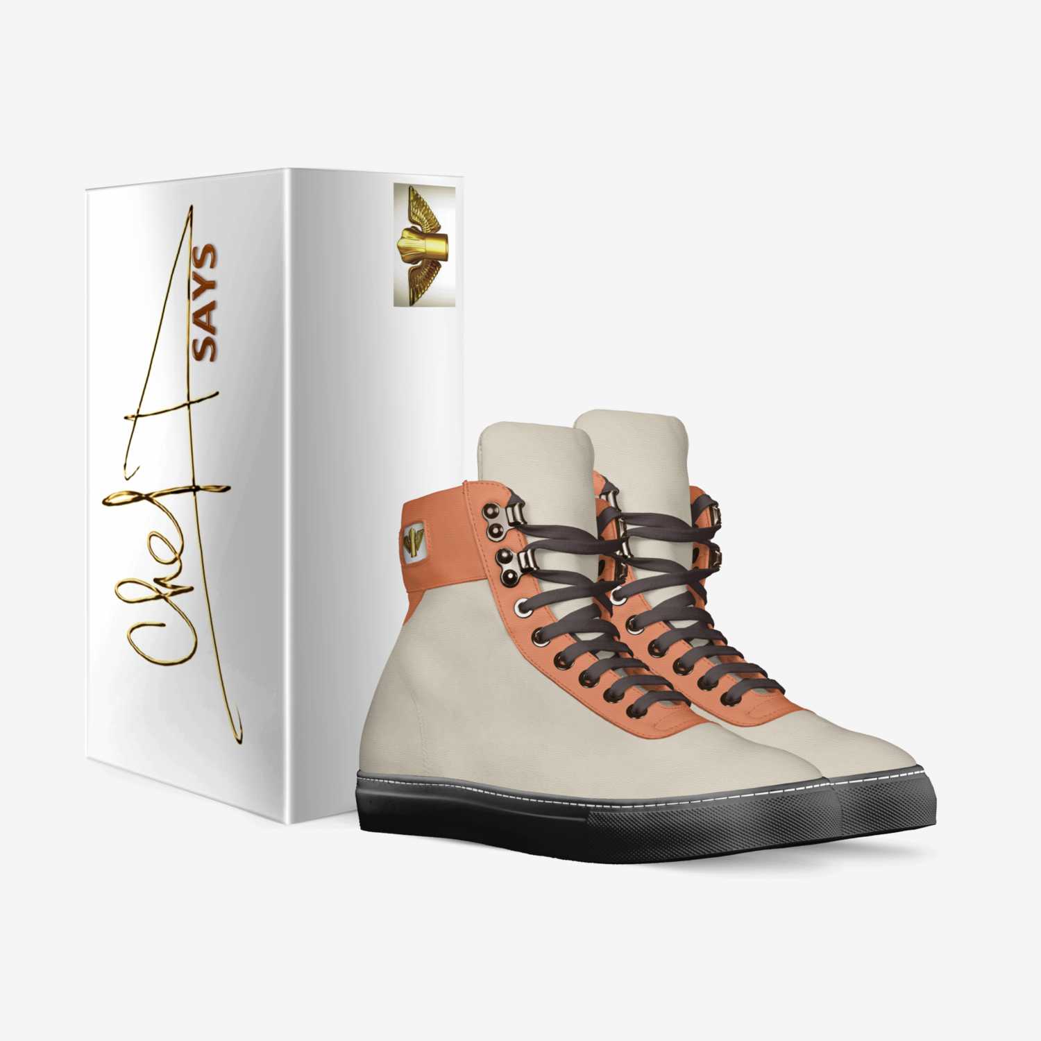CD Challenger custom made in Italy shoes by Chef Daniel Young | Box view