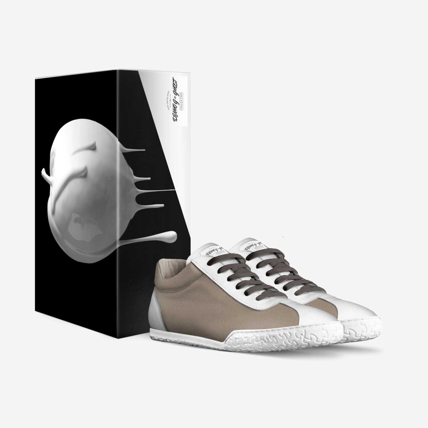 DINHO G = GHOST custom made in Italy shoes by Tshepo Mutlaneng | Box view