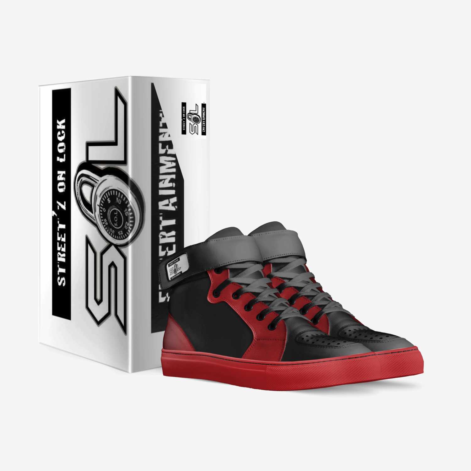 Black Rose custom made in Italy shoes by Damien Dandridge | Box view
