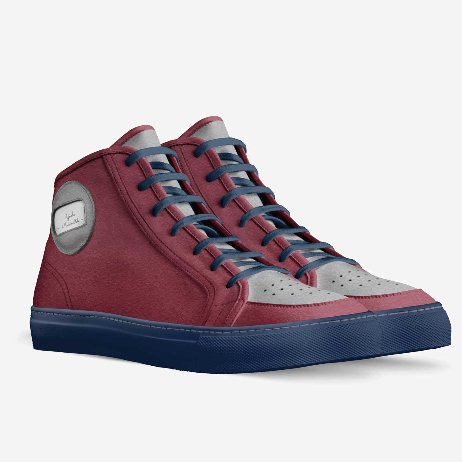 Ynobe custom made in Italy shoes by Ebony Broady | Double view