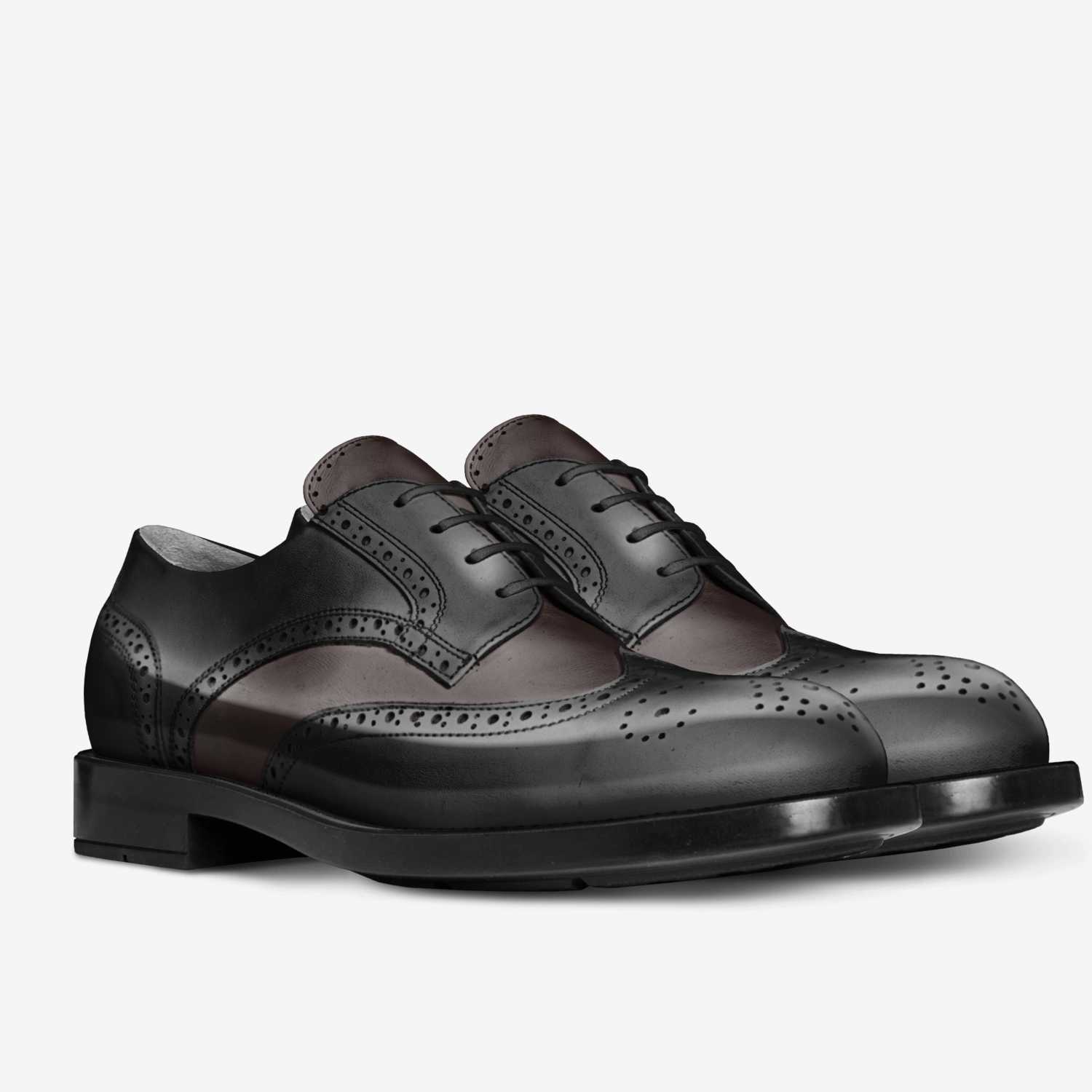 LG Astaire custom made in Italy shoes by Lady Grey | Double view